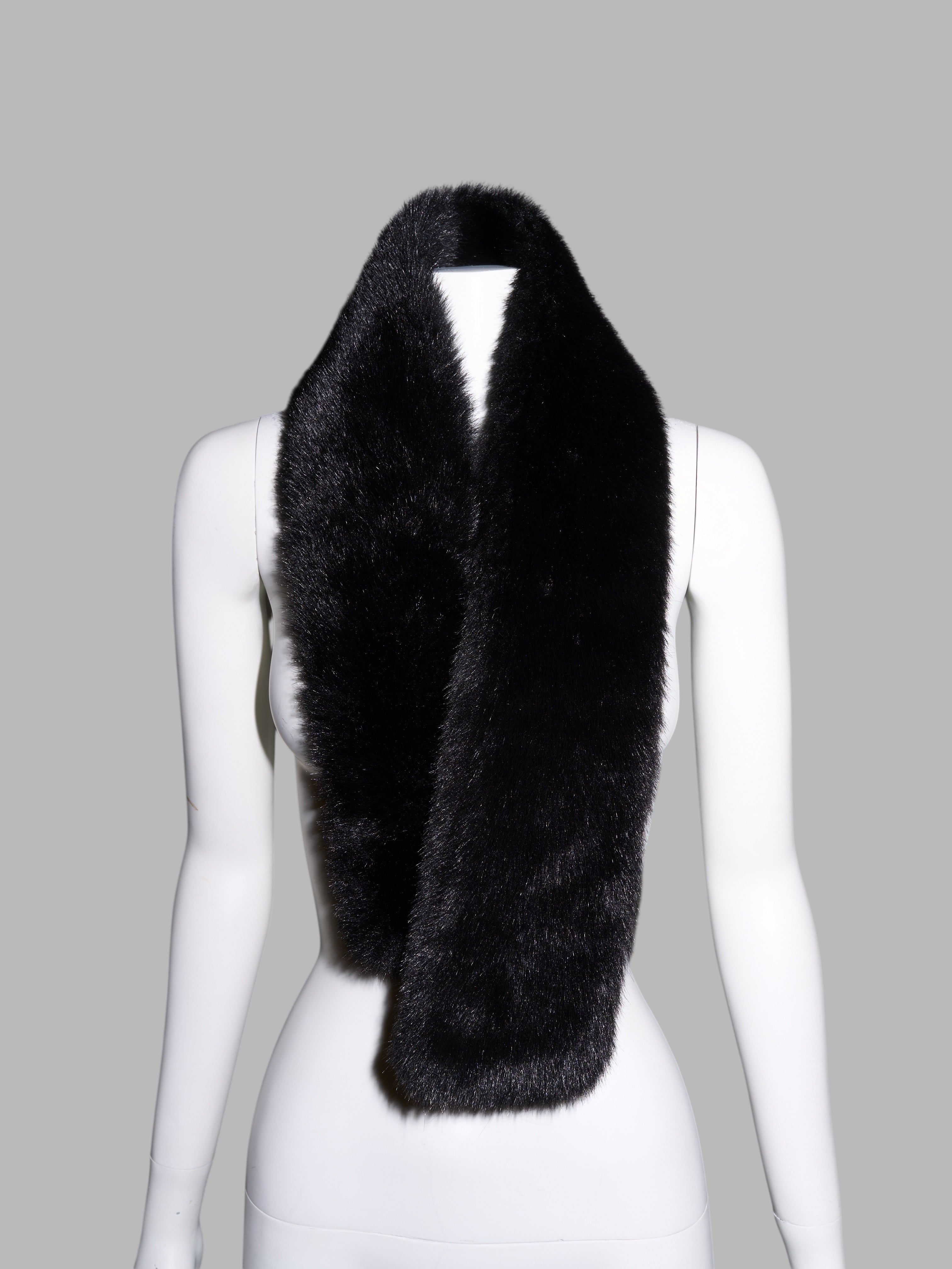 Tricot Comme des Garcons Junya Watanabe winter 1995 black faux fur