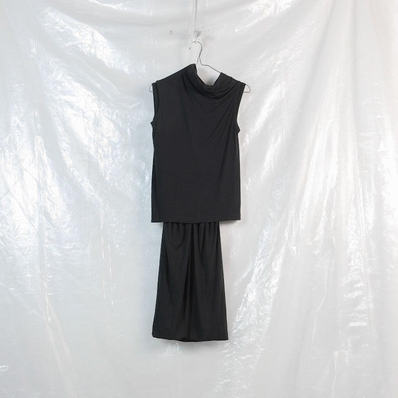 Ann Demeulemeester double layered high neck dress – Filter store
