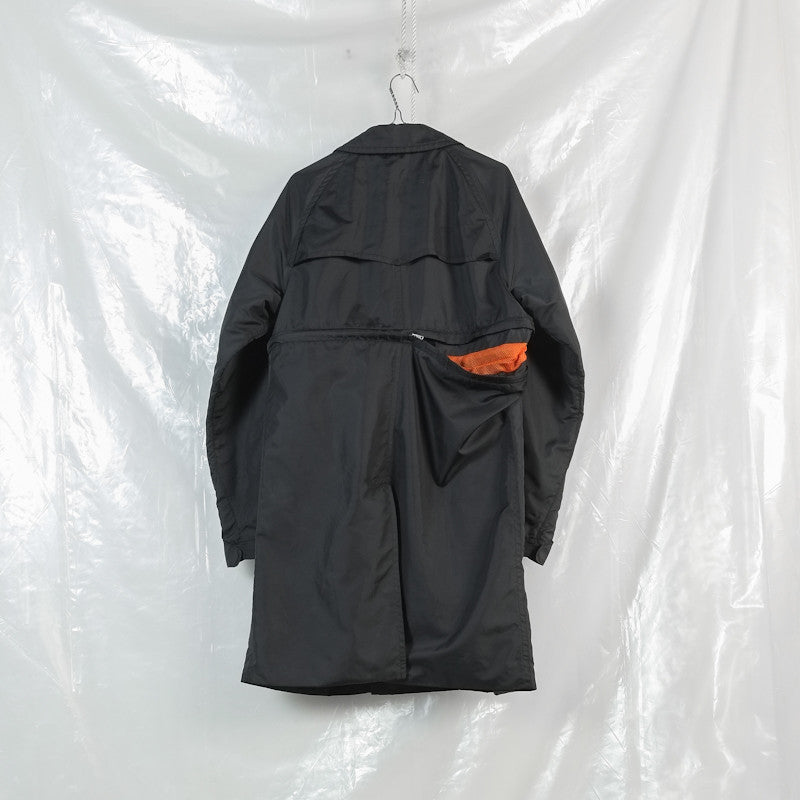 Comme des Garcons Homme Plus AW 2005 mesh lined trench Comme des Garcons Homme Plus AW 2005 mesh lined trench