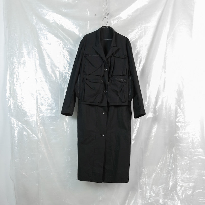 Yohji Yamamoto Pour Homme reversible multi pocket coat – Filter store