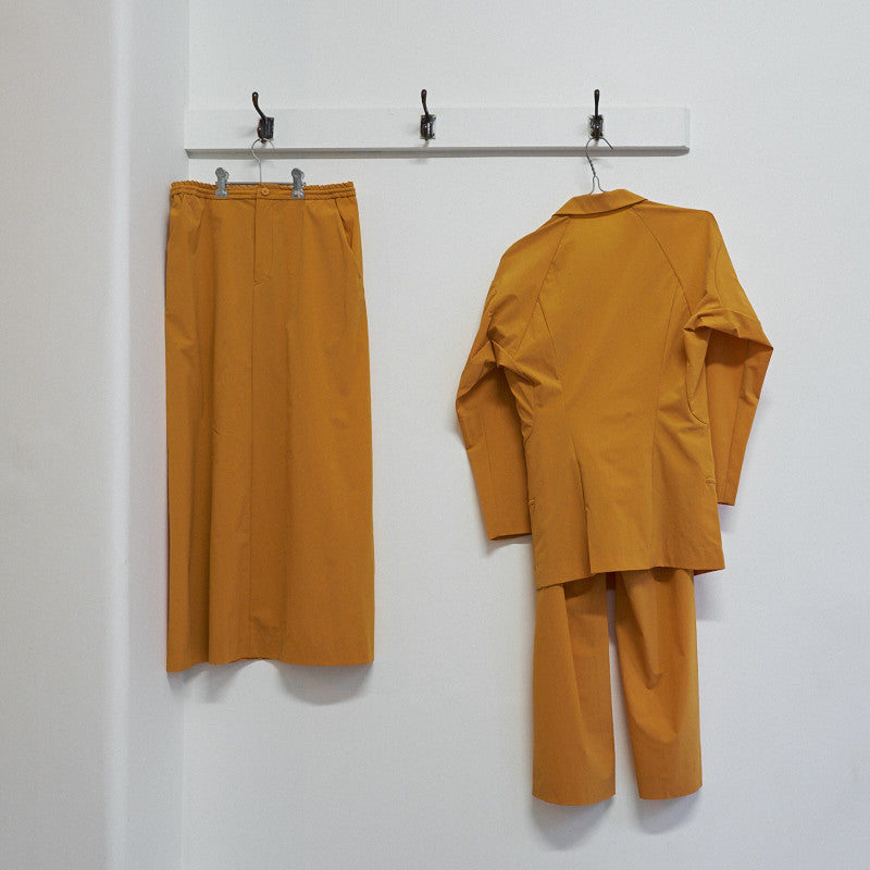 issey miyake three piece jacket / trouser / skirt set