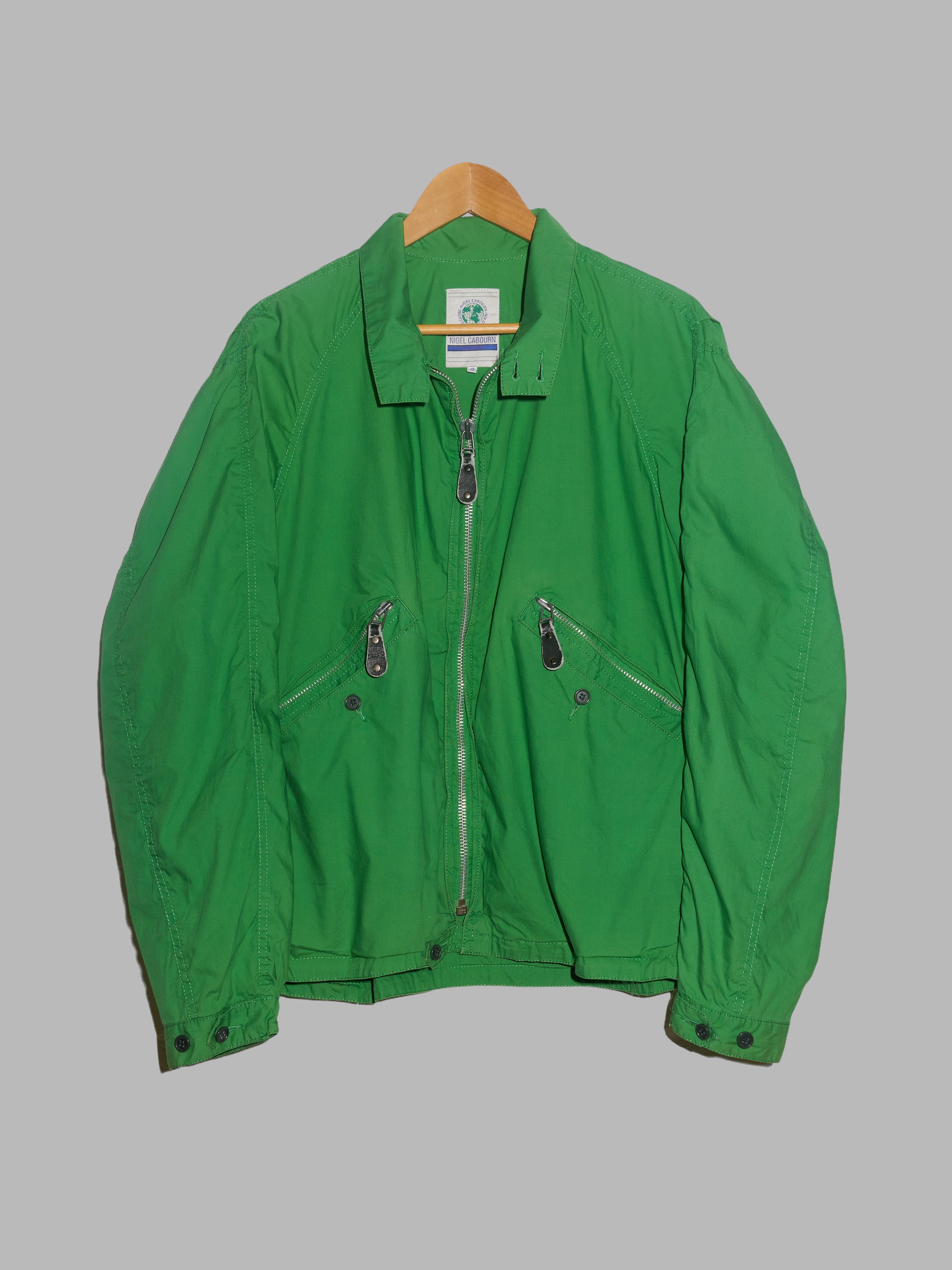 Green on sale cotton jacket