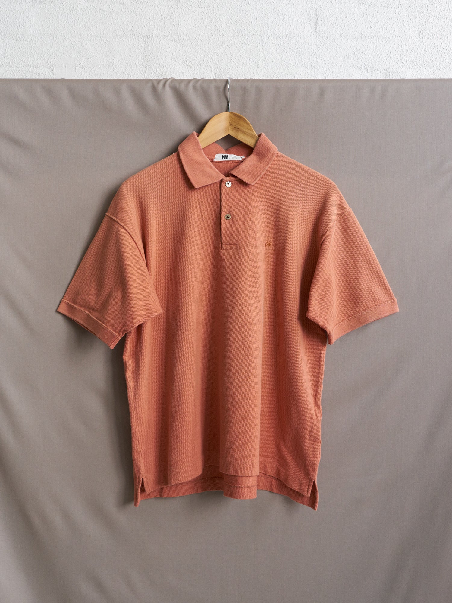 トップス 1990s miyake design studio Miyake design studio 1990s apricot cotton pique polo shirt