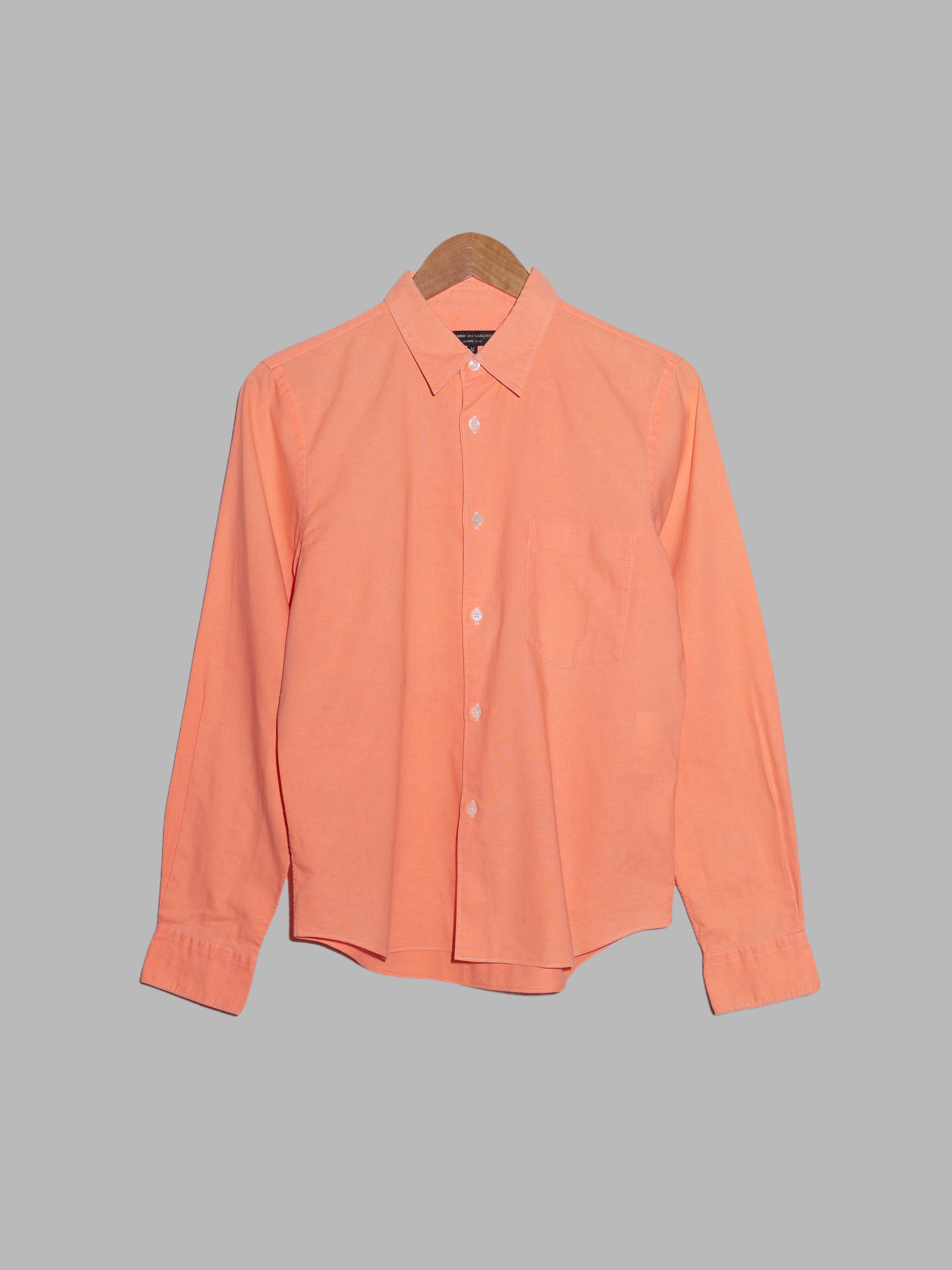 Orange cdg outlet shirt