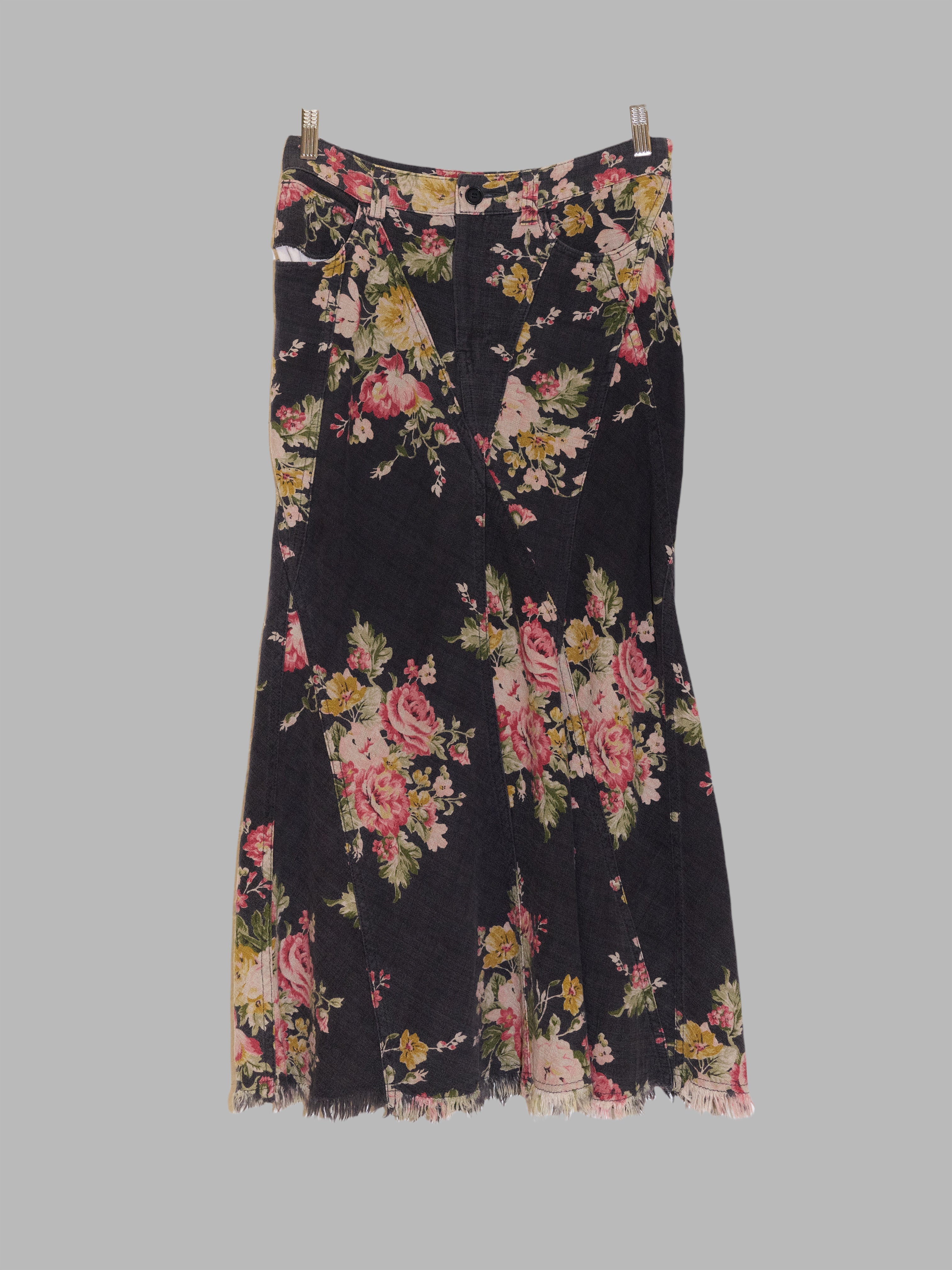 Junya Watanabe Comme des Garcons SS2002 floral print cotton maxi 