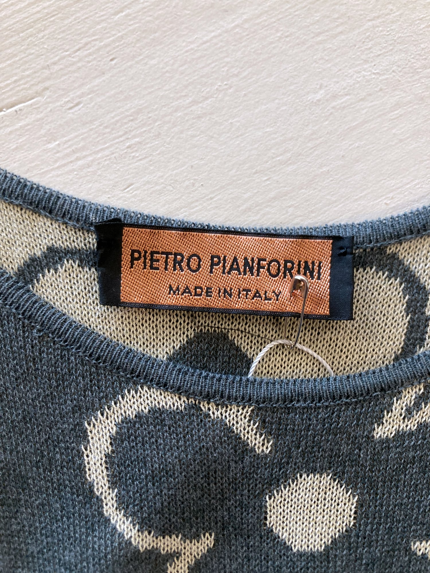 Pietro Pianforini knitted floral pattern sleeveless dress