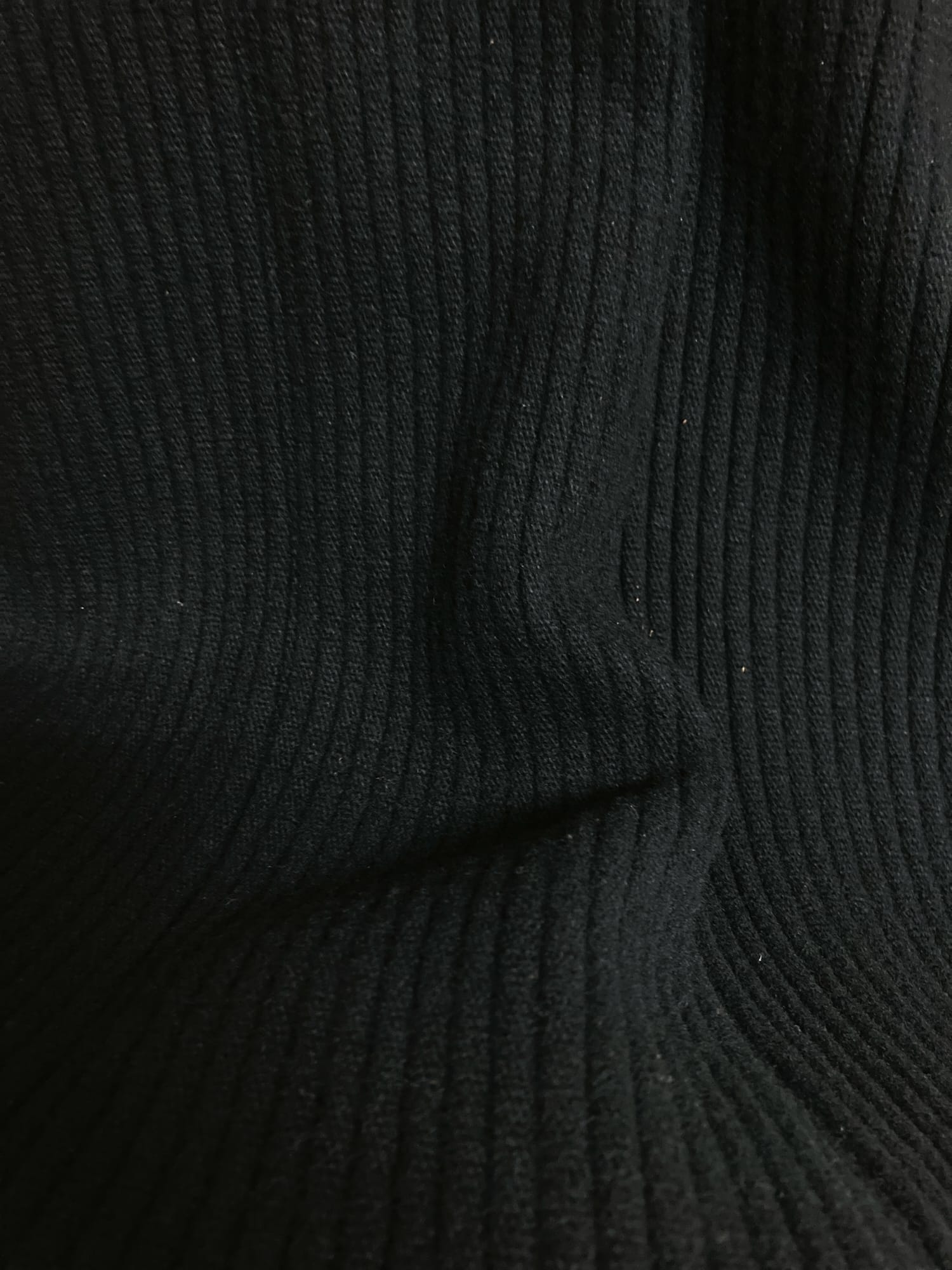 Dirk Van Saene winter 1995 black wool corduroy five button coat - size 40 8 S