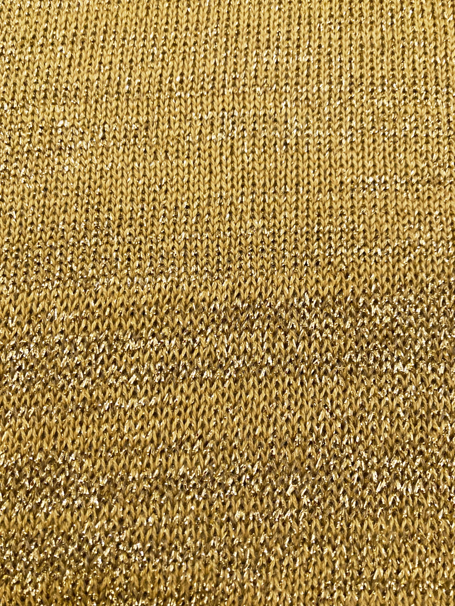 Dirk Bikkembergs 1990s gold knitted polo shirt with lurex threads â Filter store