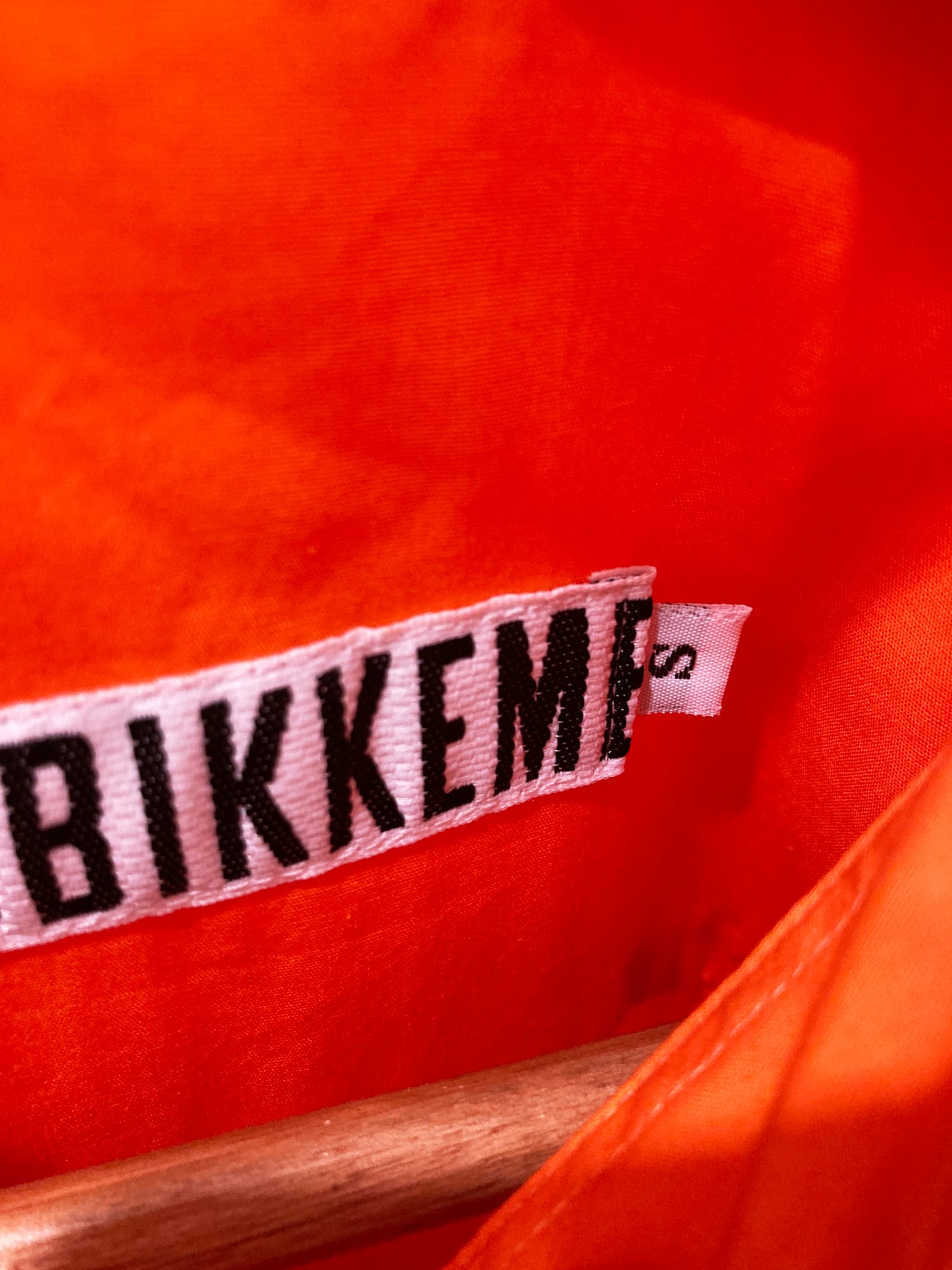 Dirk Bikkembergs 1990s 2000s orange cotton short sleeve shirt - S