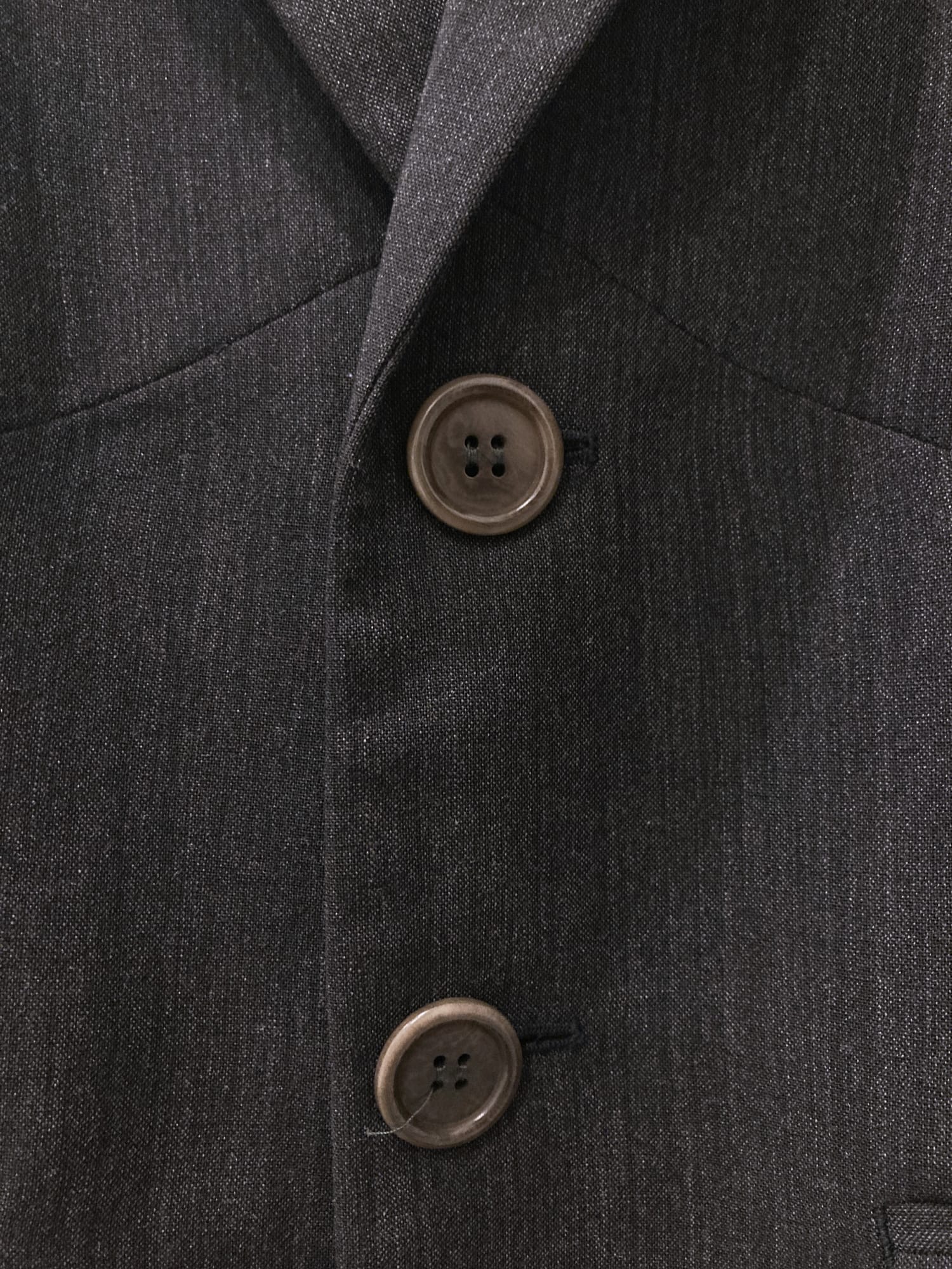 maya DIRK BIKKEMBERGS ダークグレー スーツ セット Dirk Bikkembergs Hommes Pour La Femme 1990s grey paneled wool