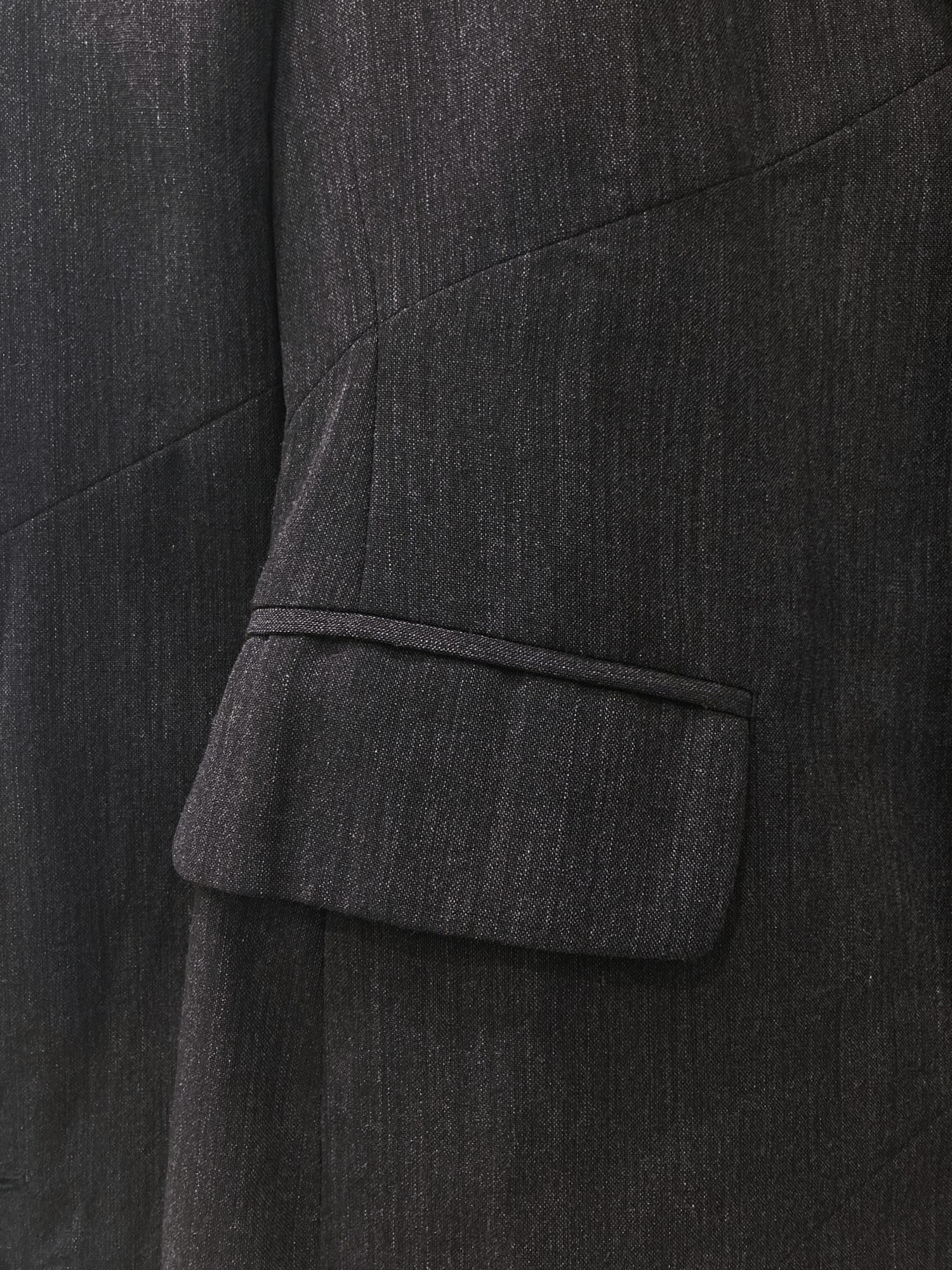Dirk Bikkembergs Hommes Pour La Femme 1990s dark grey paneled wool blazer