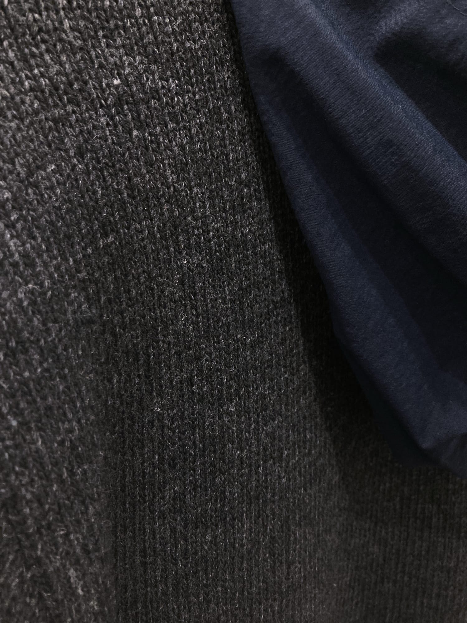Dirk Bikkembergs 1990s 2000s grey wool layered knit hooded jacket 