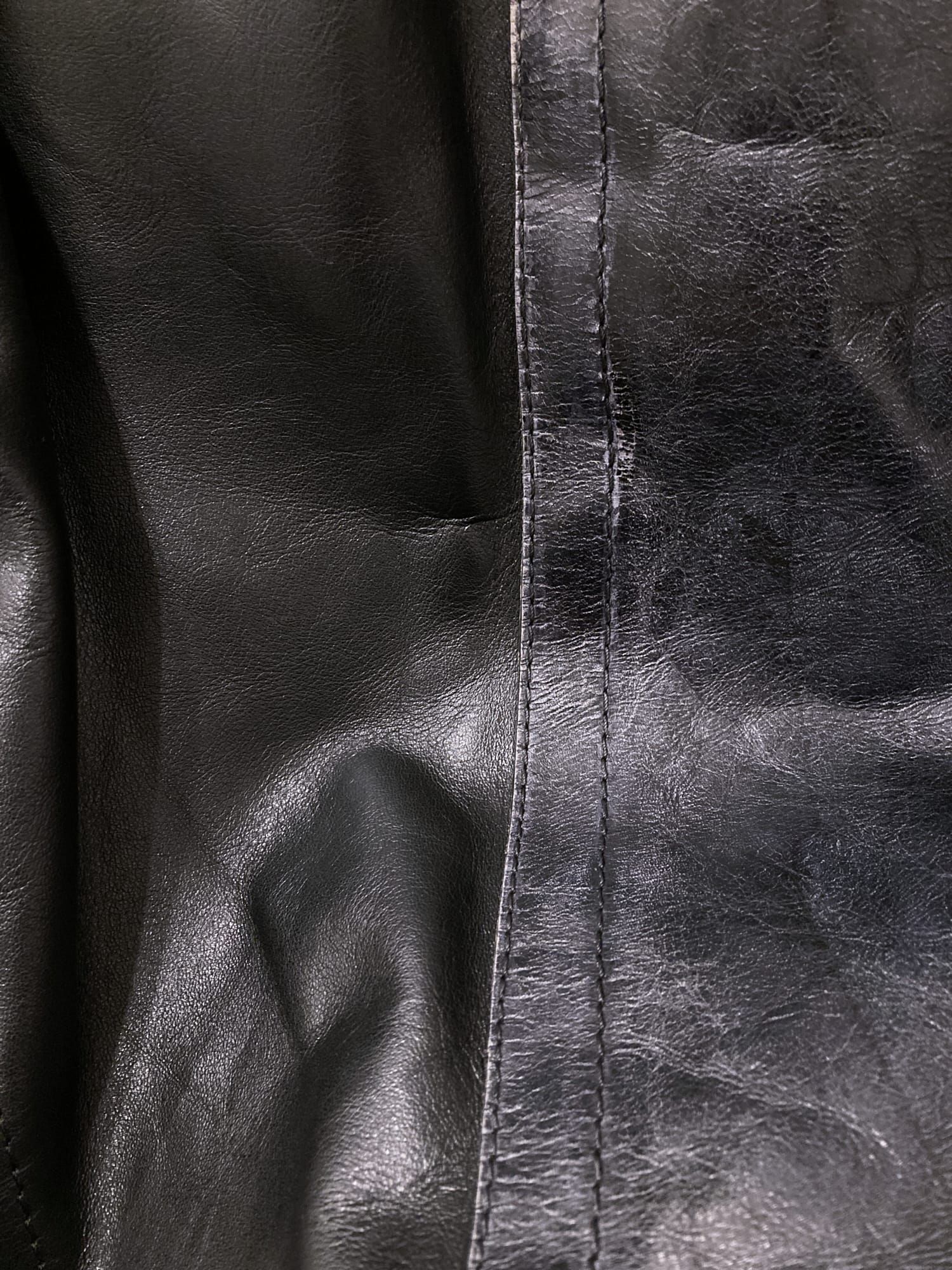 Dirk Bikkembergs Hommes 1990s quilted black leather jacket