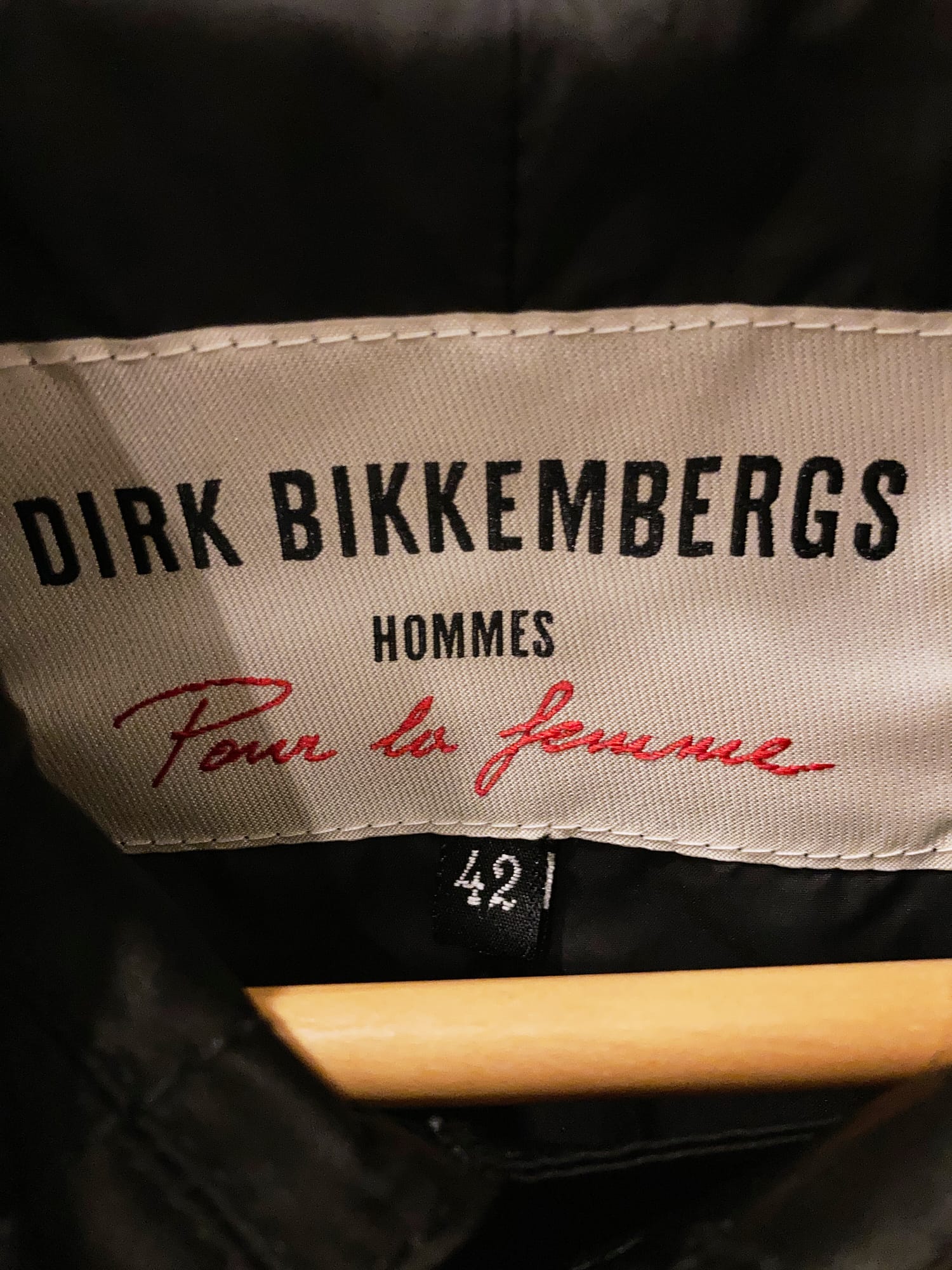 Dirk Bikkembergs Hommes Pour La Femme 1990s black satin trench