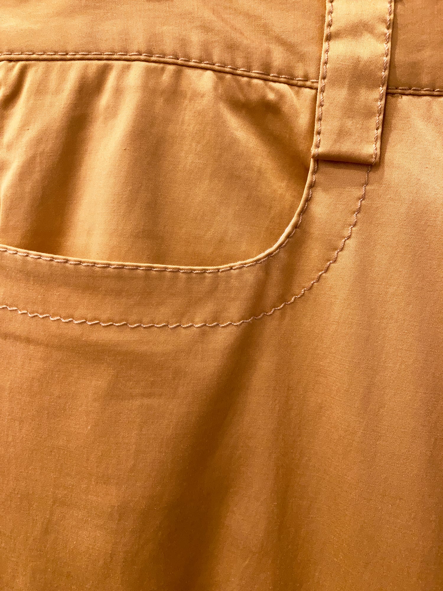 Dirk Bikkembergs 1990s 2000s sheeny gold gently flared trousers - size 40