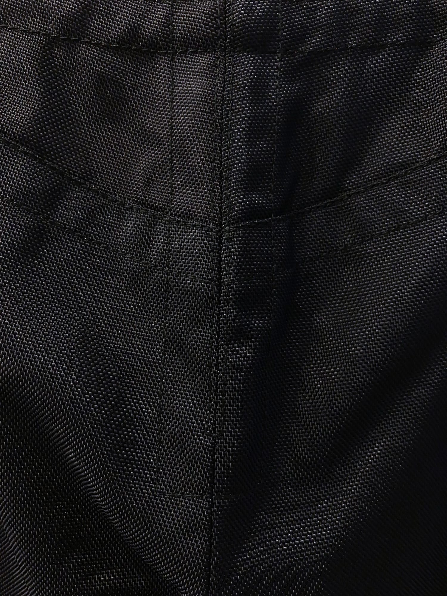 Dirk Bikkembergs Hommes 1990s black ballistic nylon quilted side