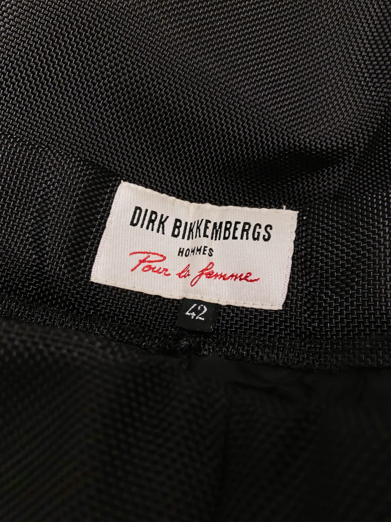 Dirk Bikkembergs 1990s black ballistic nylon pleated trousers