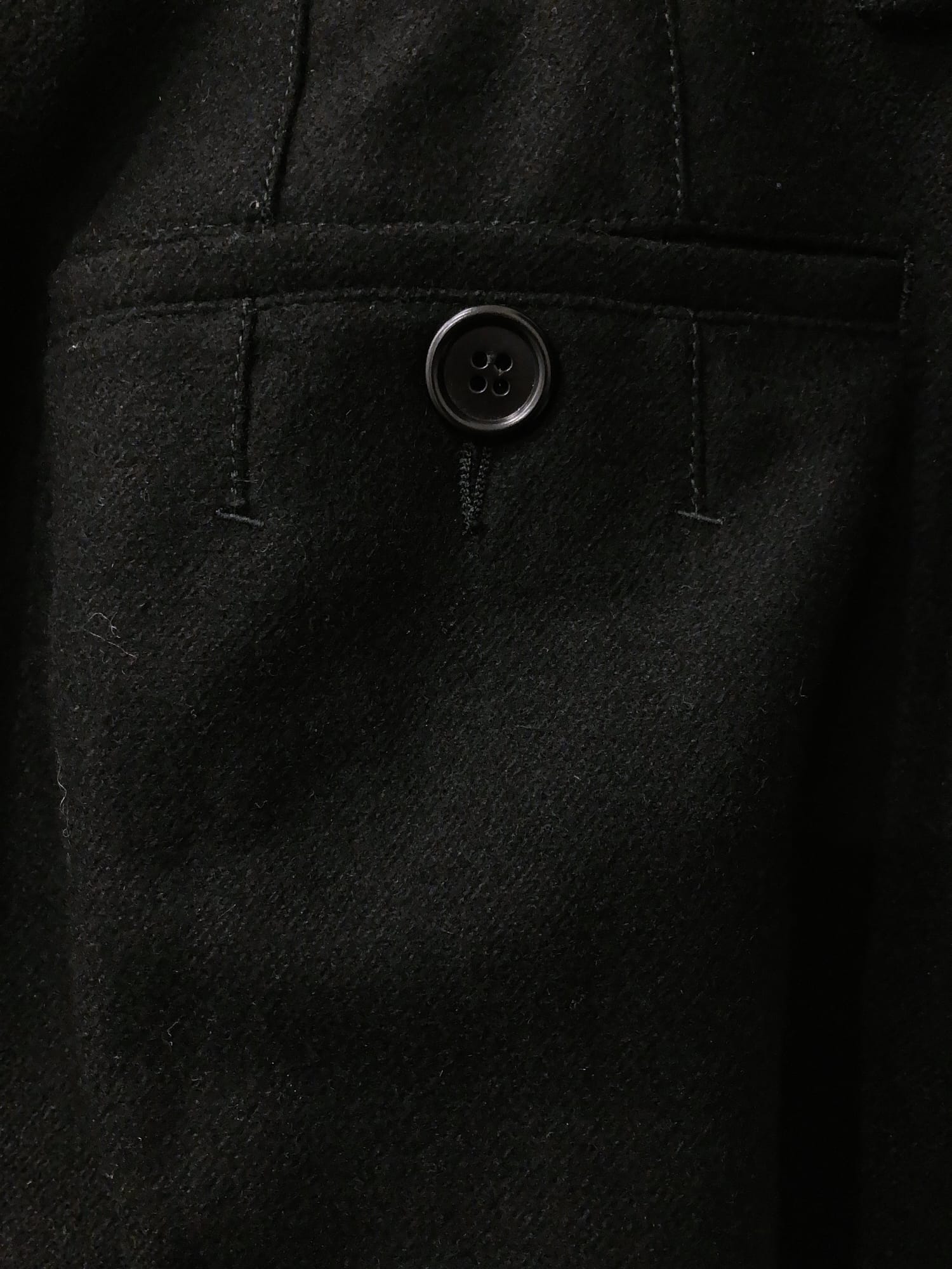 Dirk Bikkembergs 1990s 2000s black wool pleated trousers - M S