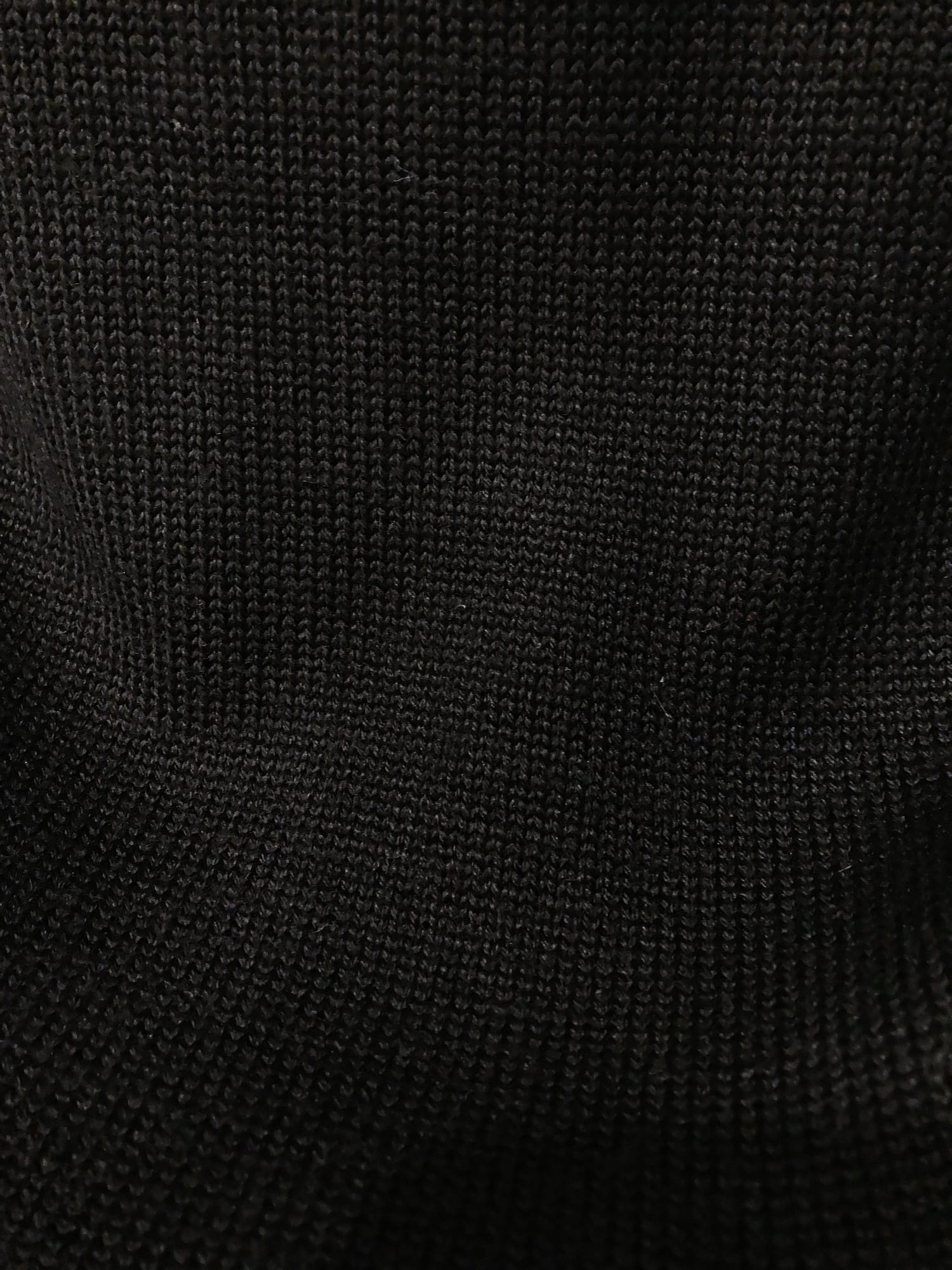 Dirk Bikkembergs black wool v-neck jumper with fake waist tabs - M
