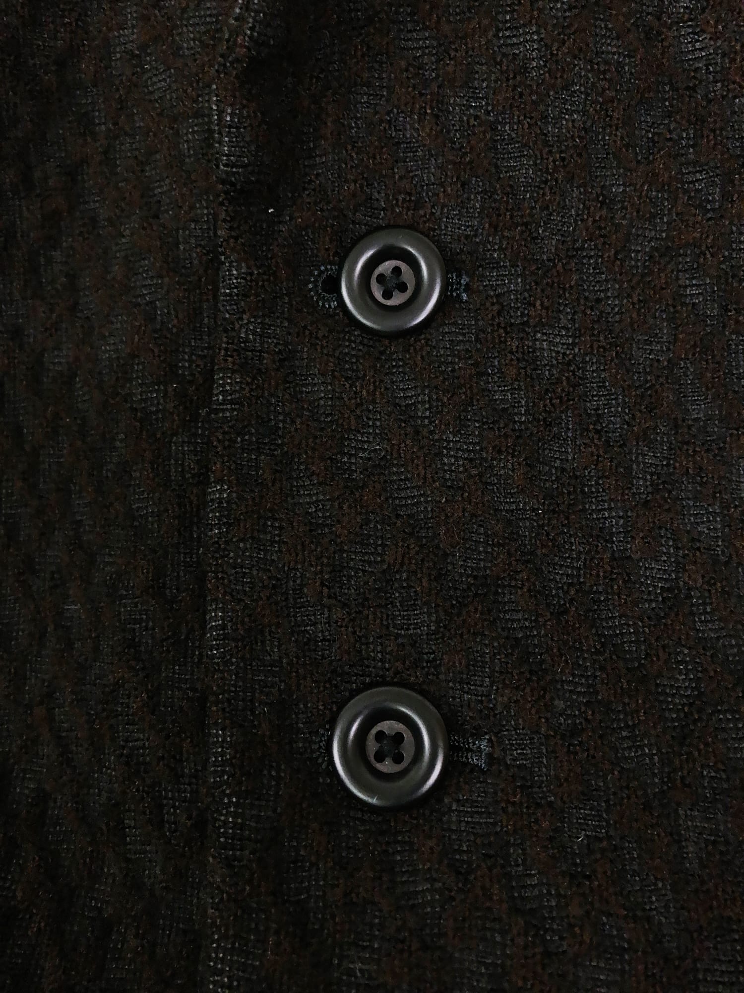 Arrston Volaju Kohshin Satoh 1980s brown 3D textured wool four button blazer