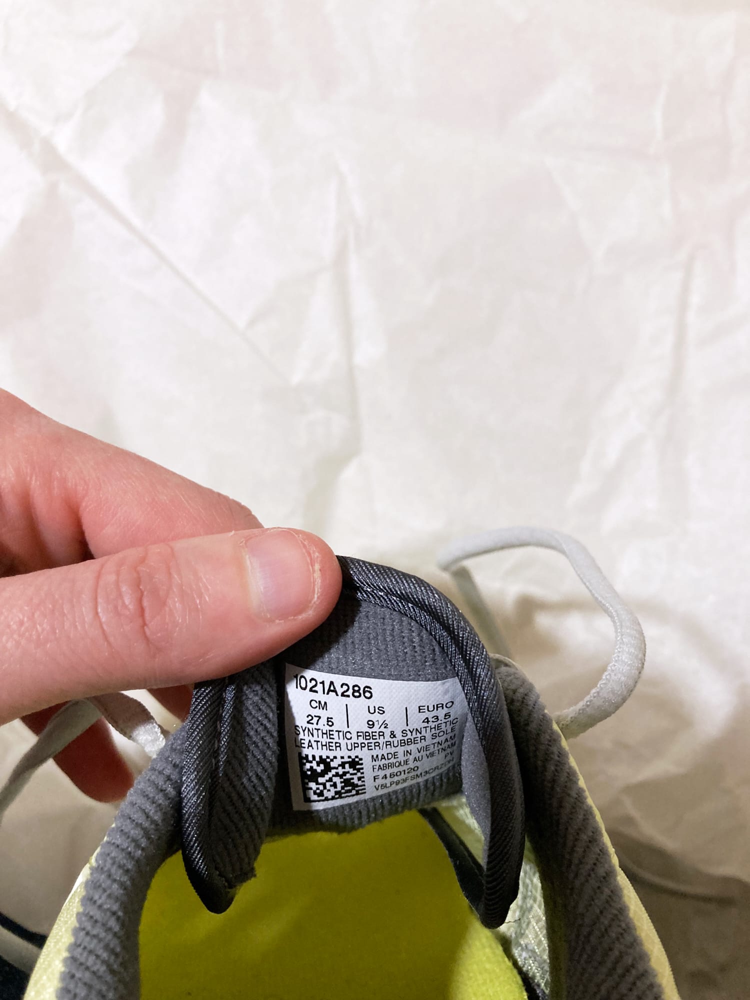 Asics Gel-Kinsei OG Huddle Yellow sneakers - US mens size 9.5 EU 43.5
