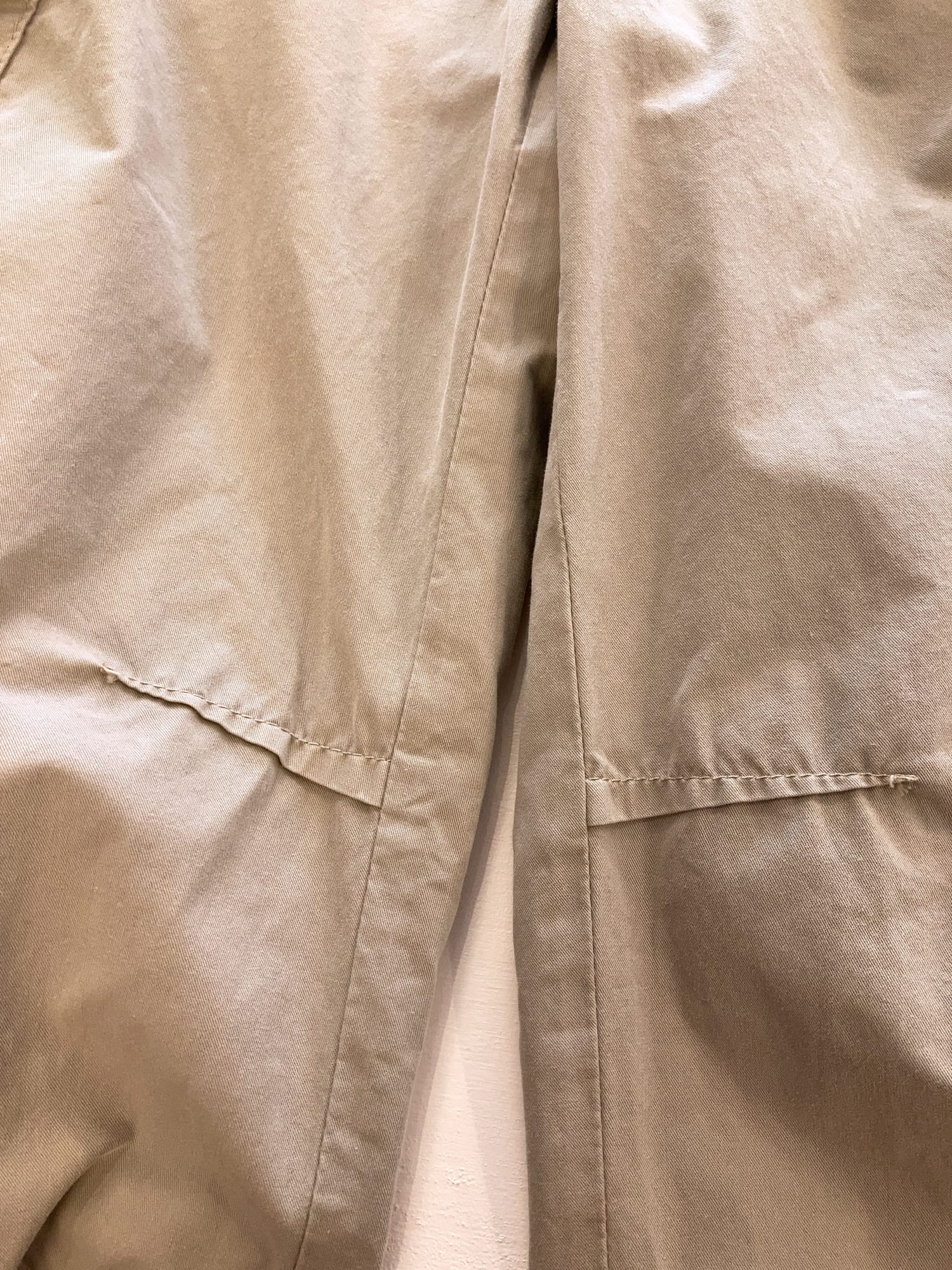 New York Industrie by Kostas Murkudis beige cotton cargo pants