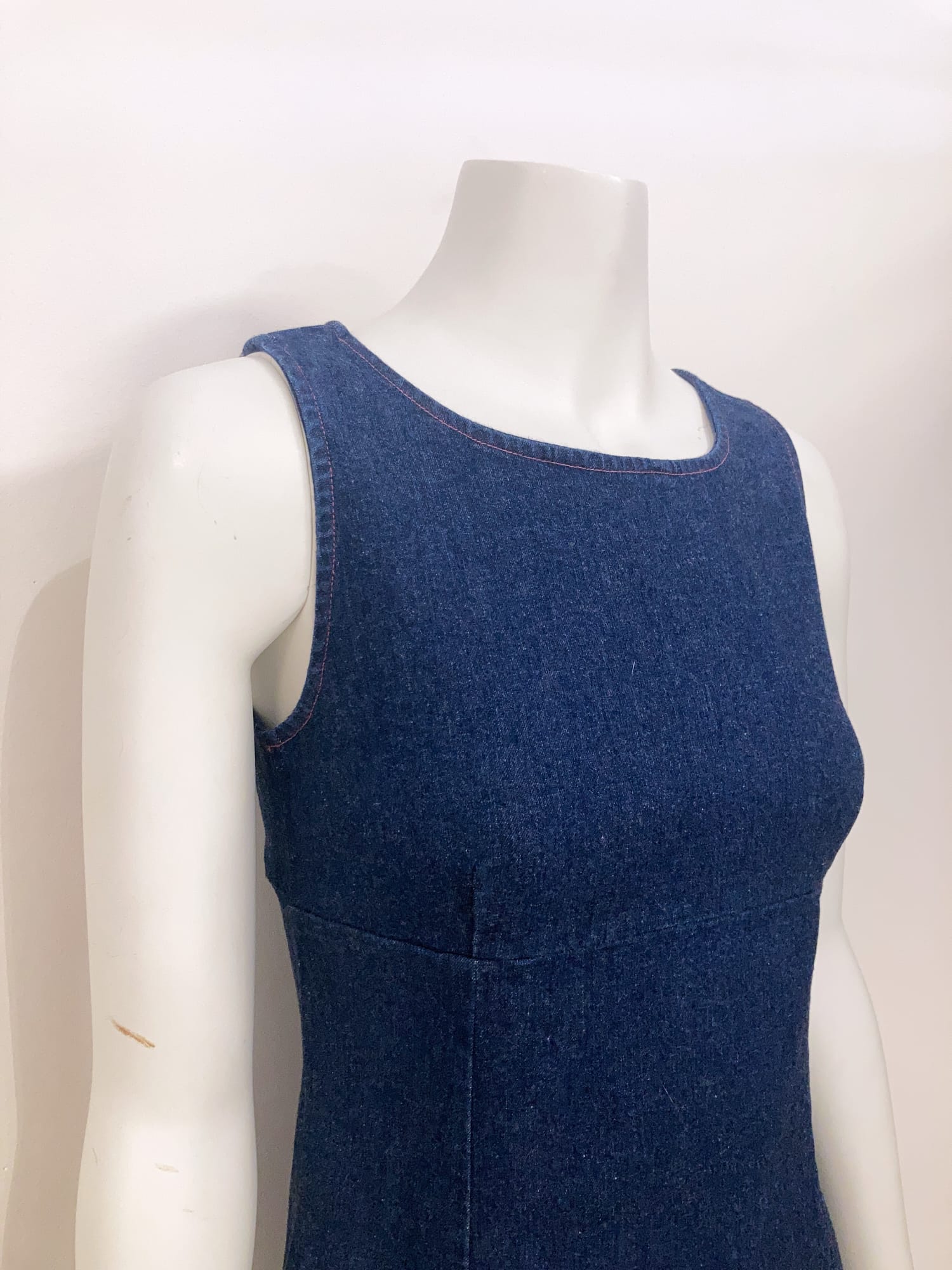 Iceberg History 2000 indigo denim mini dress with looney tunes trim –  Filter store