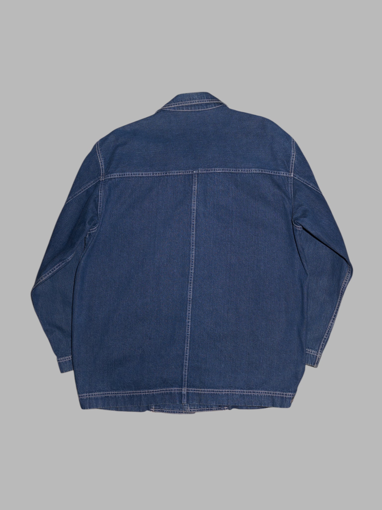 Tetsu Comme Ca Du Mode 1980s indigo denim chore jacket