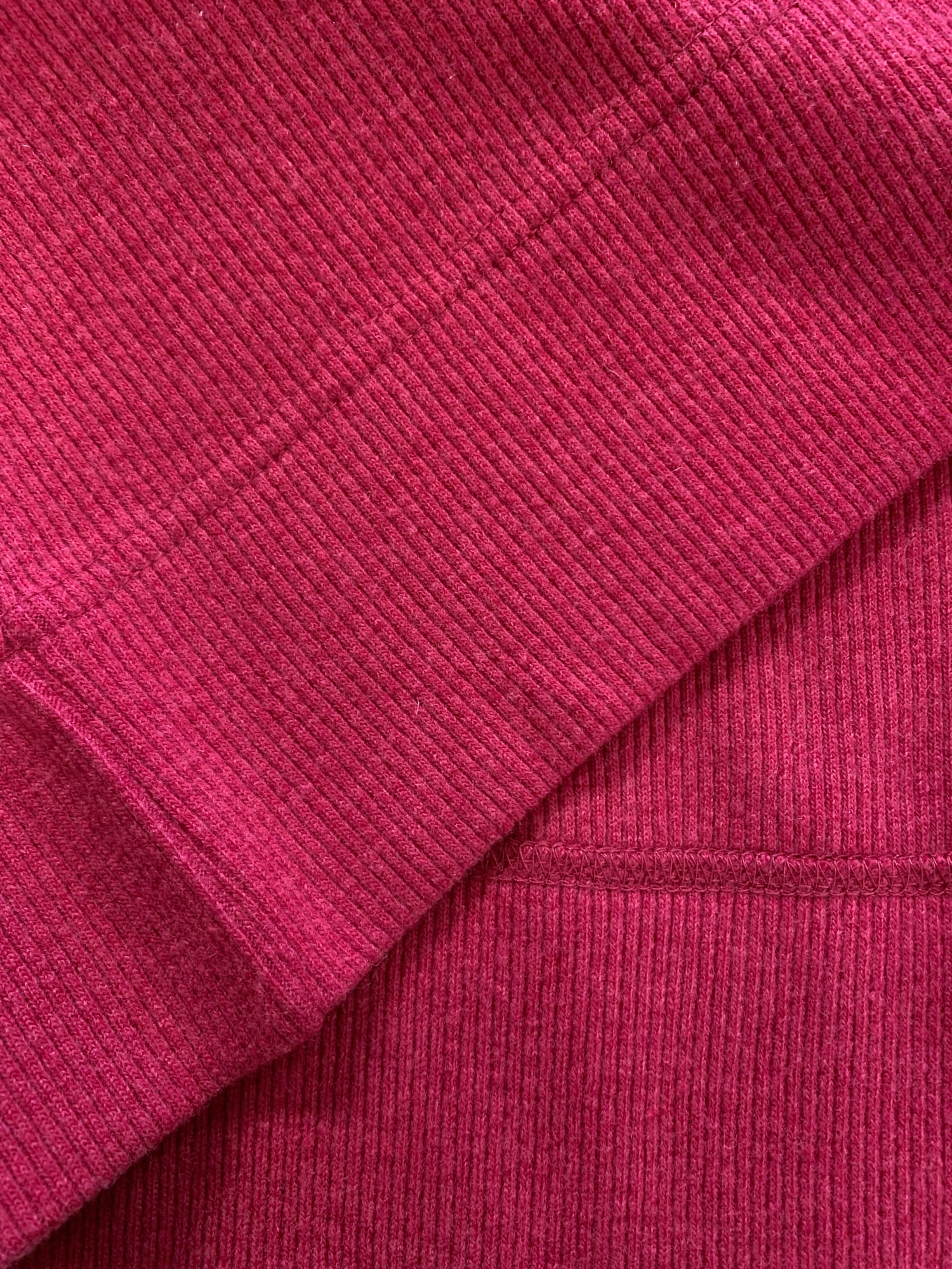 Tricot Comme des Garcons Junya Watanabe winter 1995 pink wool mock neck sweater