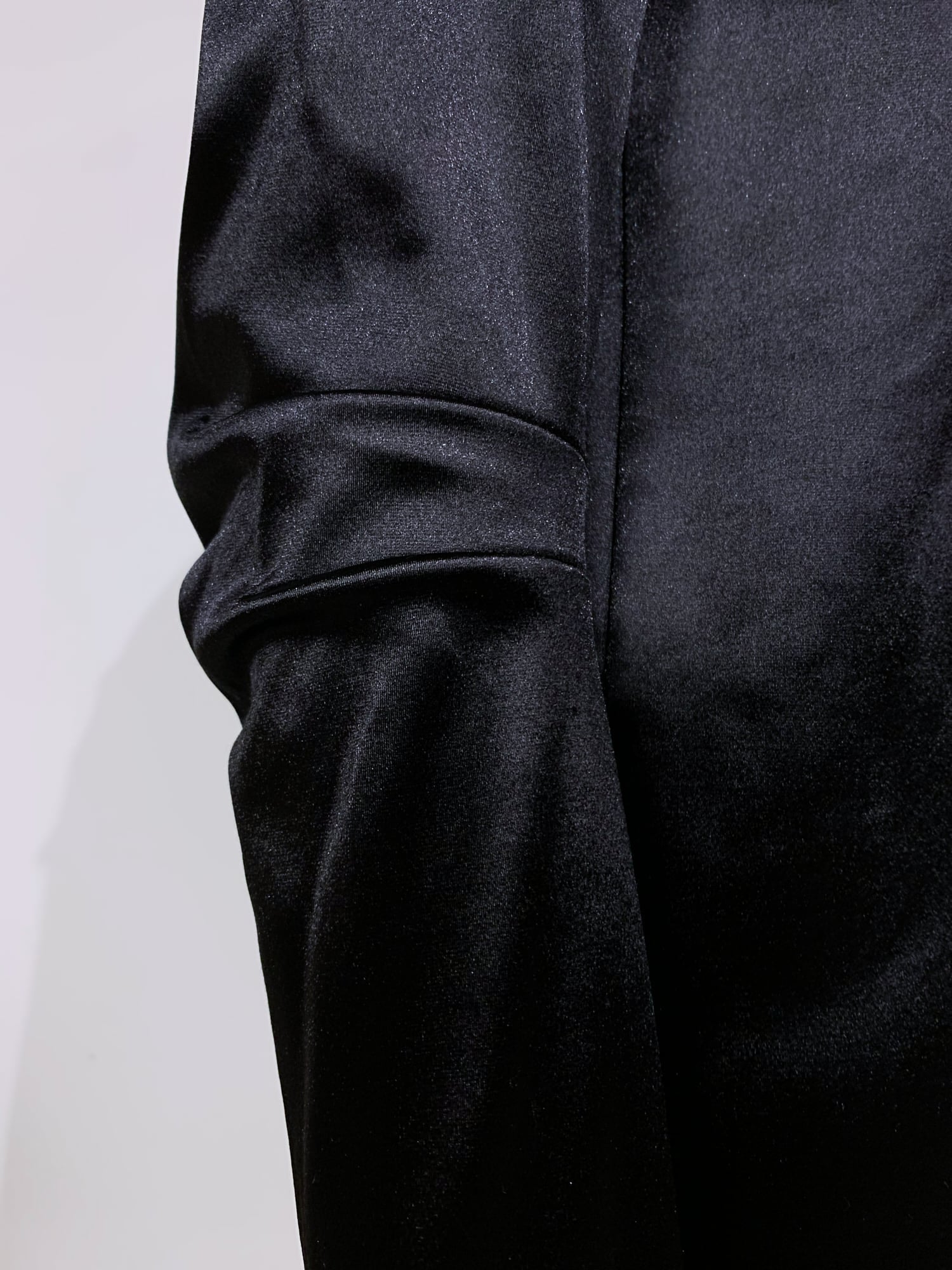 Junya Watanabe winter 1995 glossy black nylon anatomical