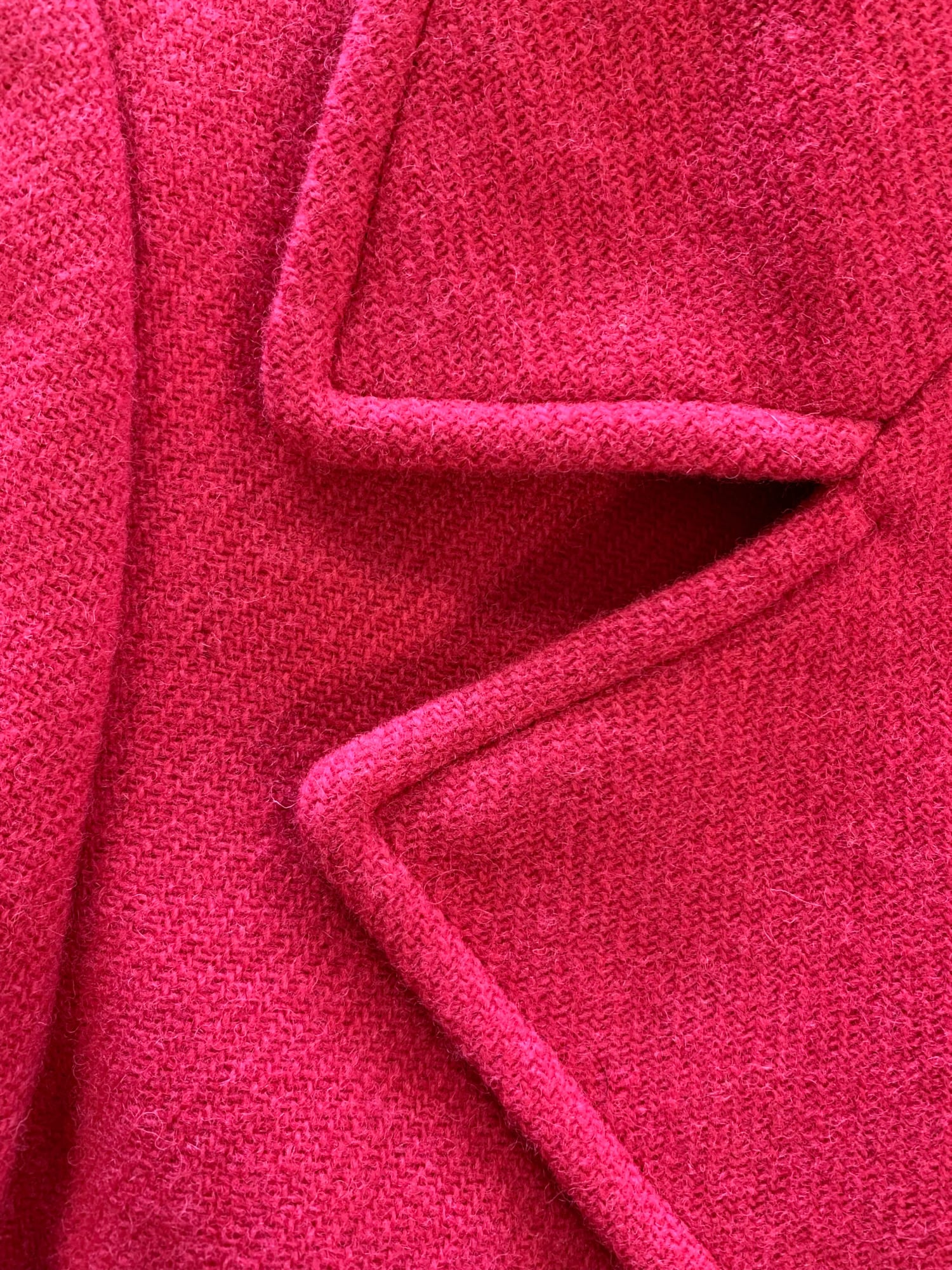 Tricot Comme des Garcons Junya Watanabe winter 1995 pink wool one button jacket