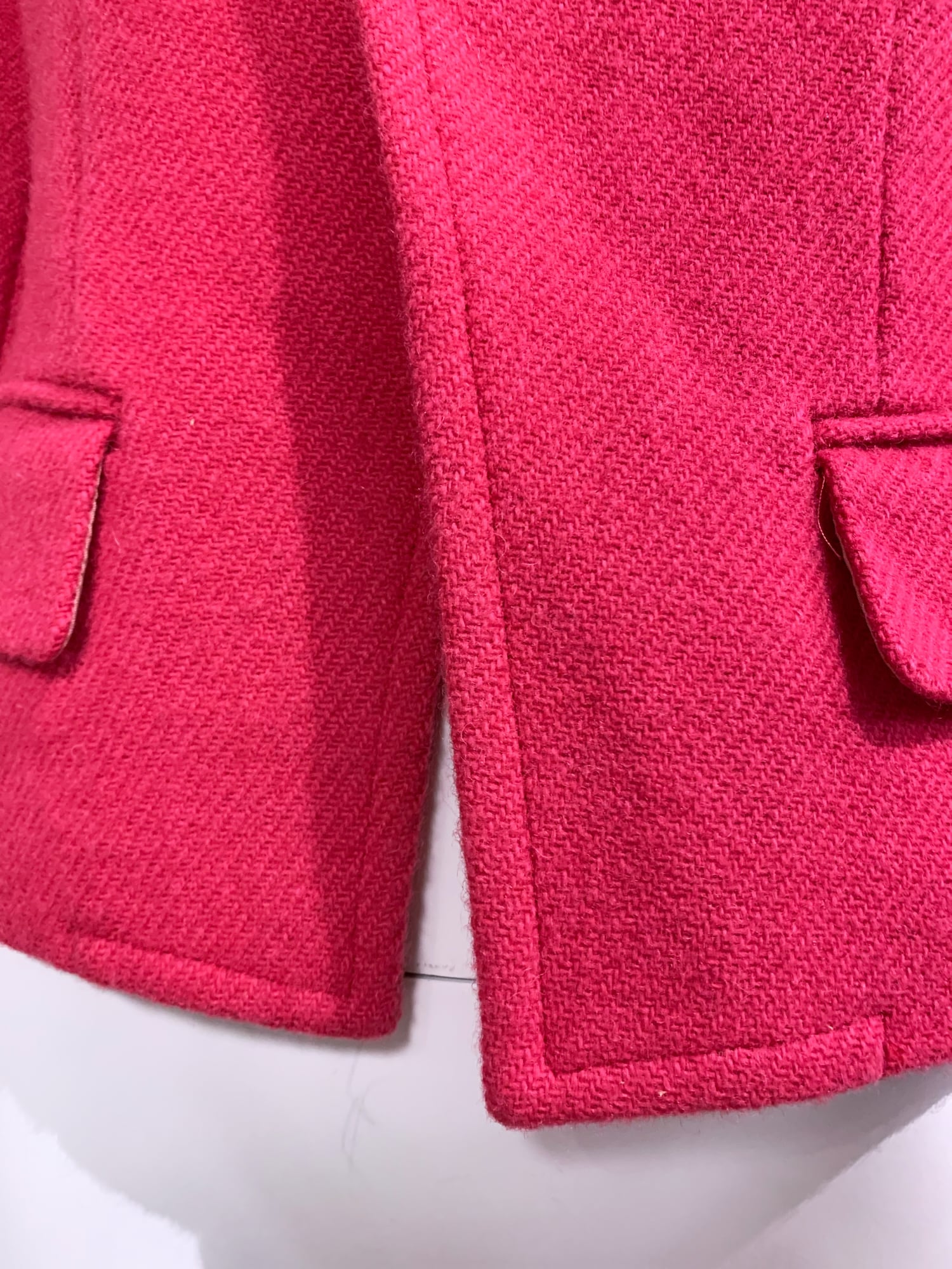 Tricot Comme des Garcons Junya Watanabe winter 1995 pink wool one button jacket