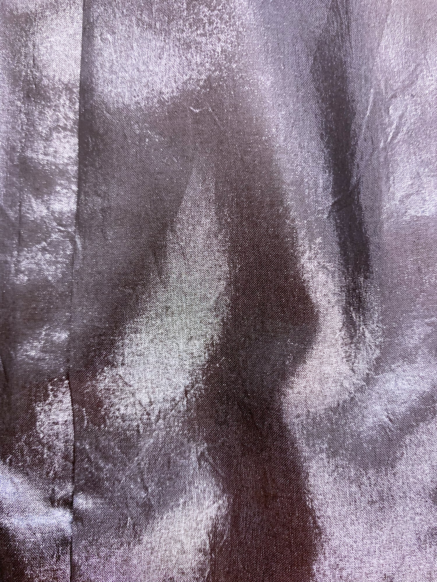 Junya Watanabe winter 1995 cropped silver panelled jacket with faux fur collar
