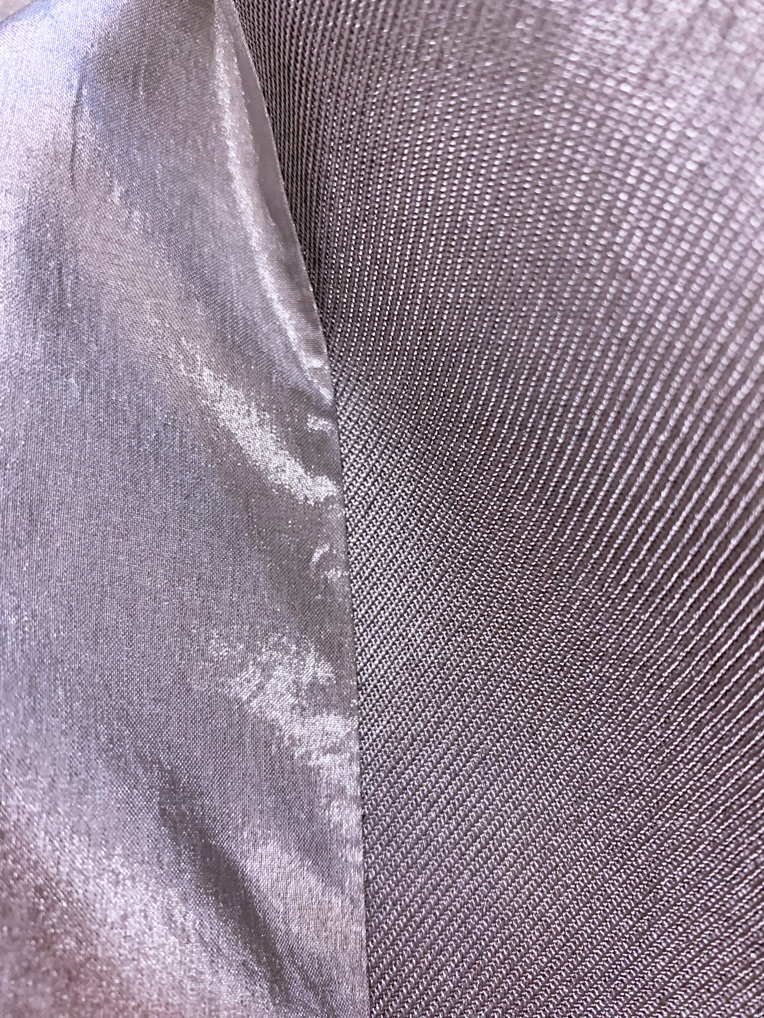 Junya Watanabe winter 1995 cropped silver panelled jacket with faux fur collar