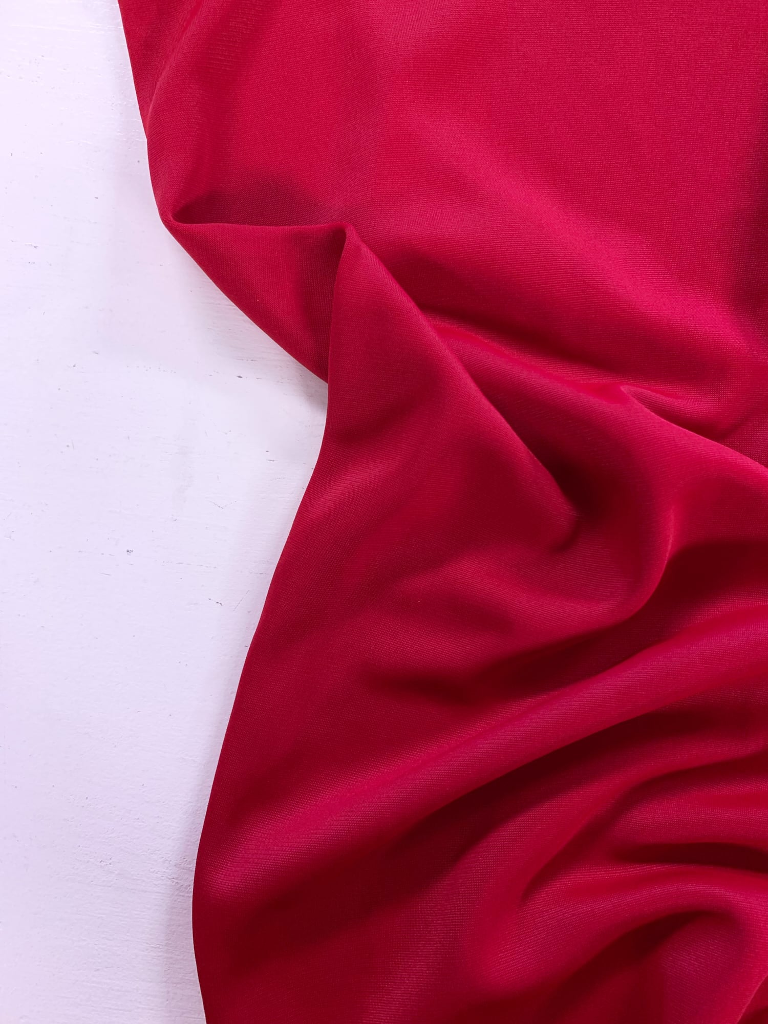 Junya Watanabe spring 1996 red nylon drawstring waist skirt or halter dress