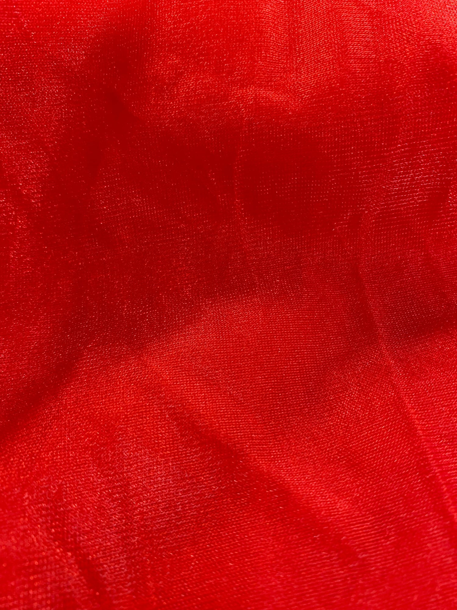 Tricot Comme des Garcons spring 1996 sparkly red layered multi fabric shirt
