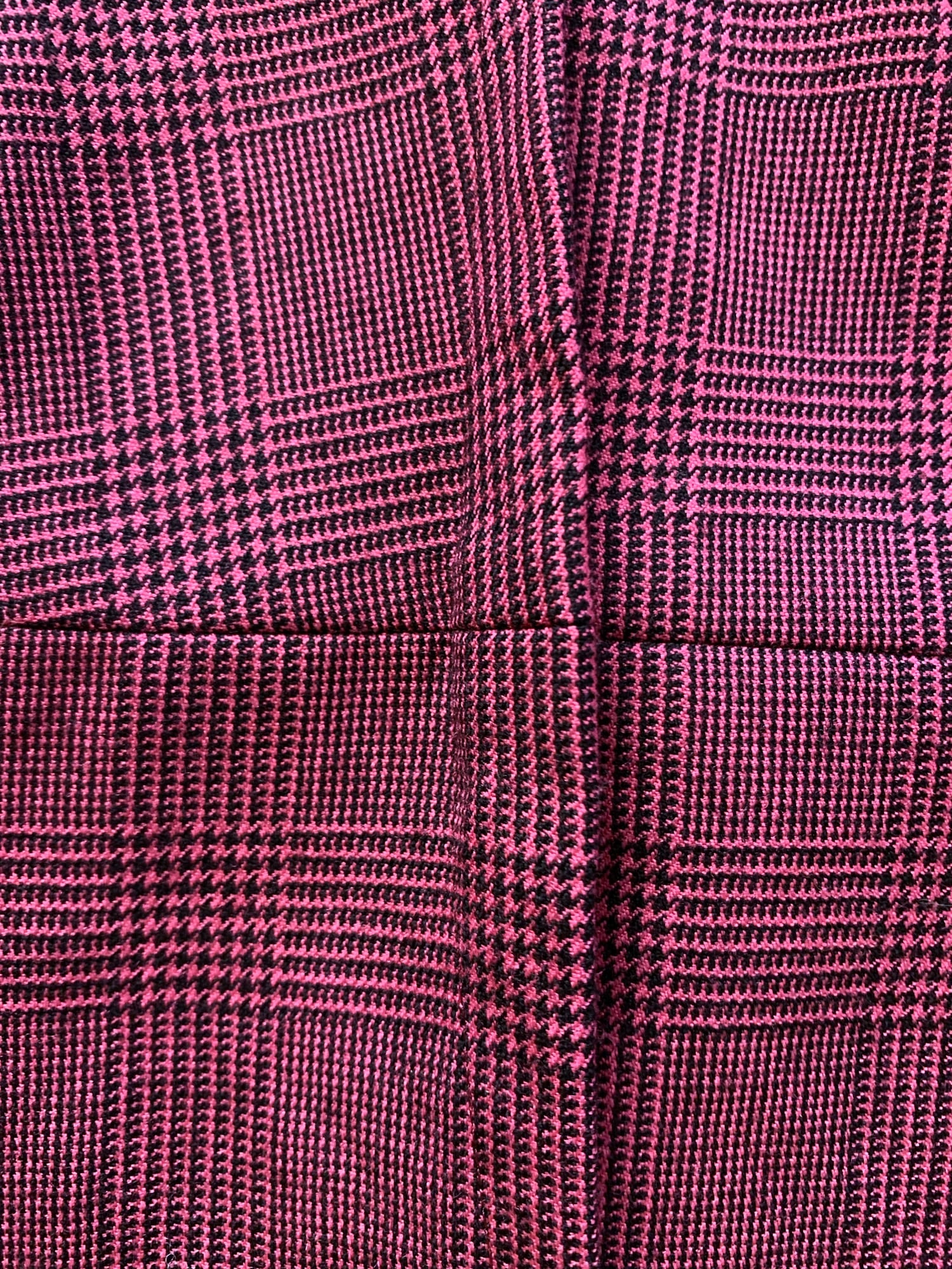 Junya Watanabe Comme des Garcons winter 1995 purple wool glen plaid mini dress