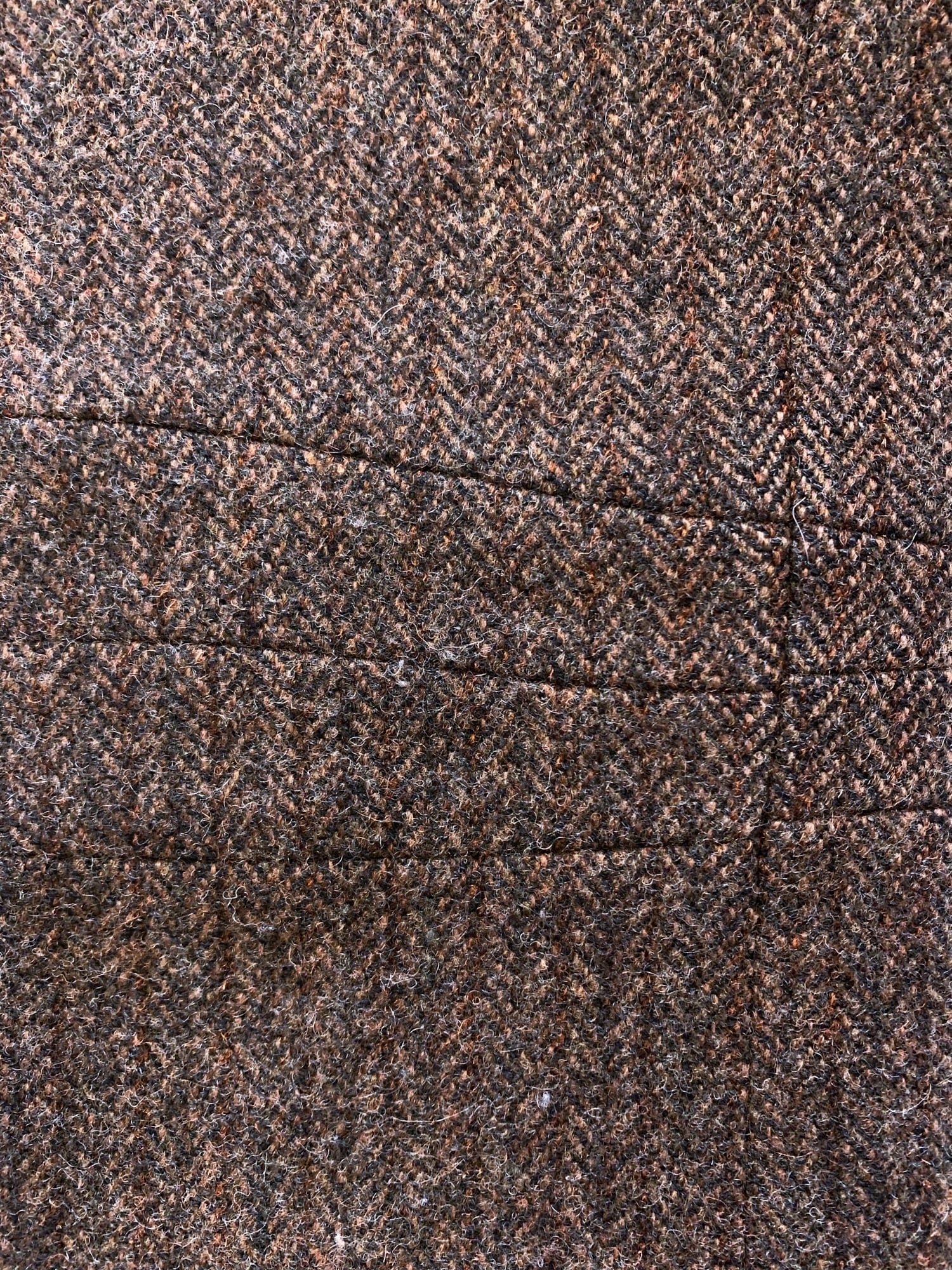 Junya Watanabe winter 1995 three dimensional panelled brown tweed trousers