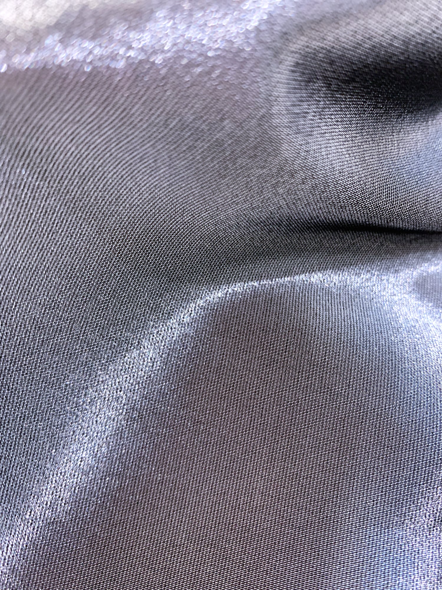Tricot Comme des Garcons winter 1995 shiny silver trousers