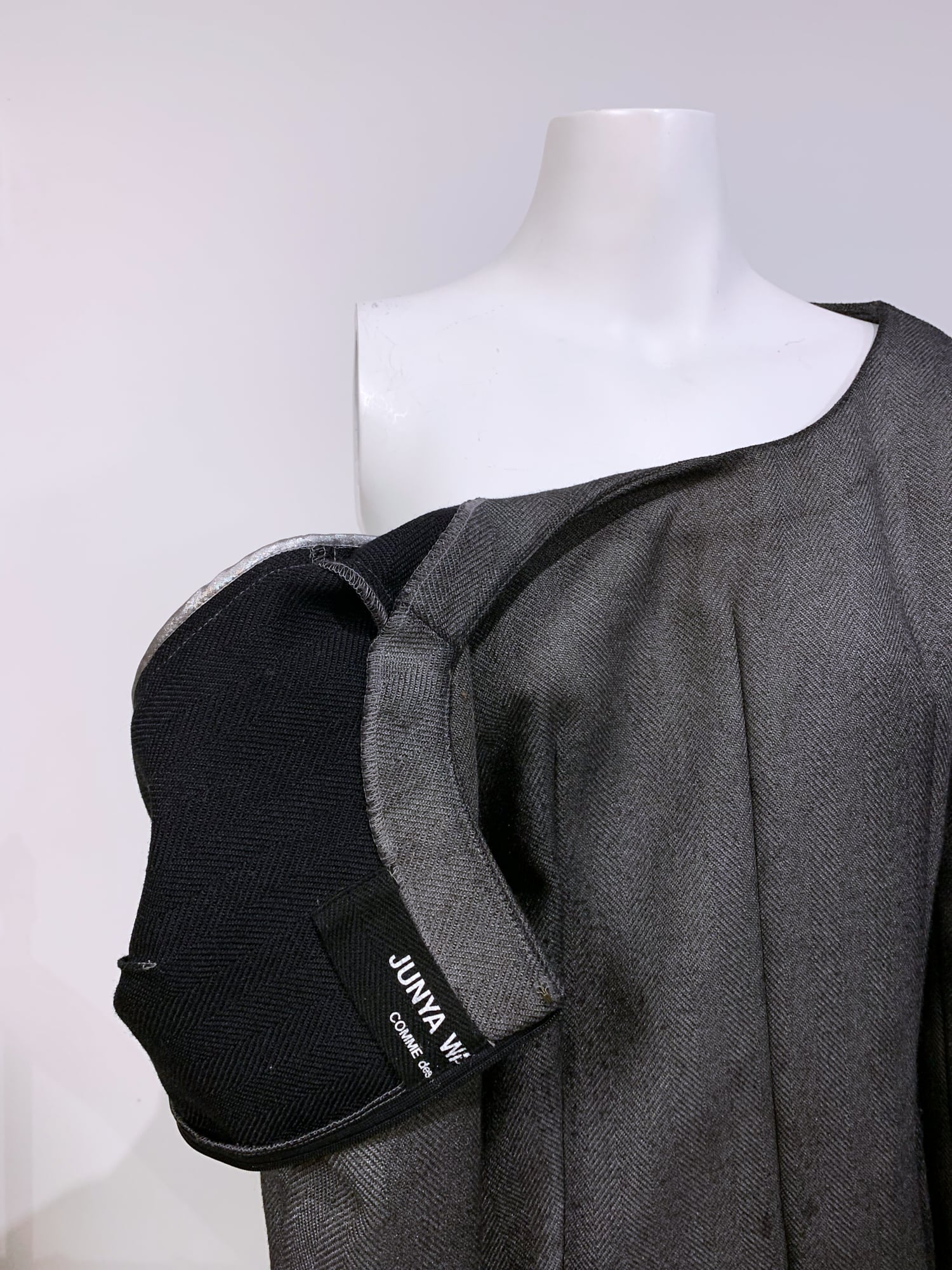 Junya Watanabe winter 1995 grey herringbone darted knee