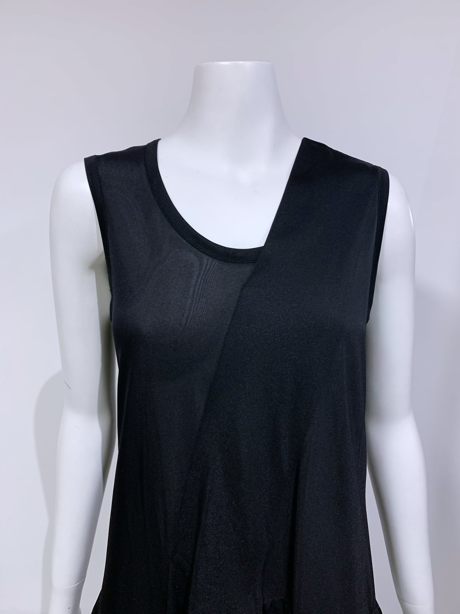 Junya Watanabe SS1996 sheer black nylon tuck detail