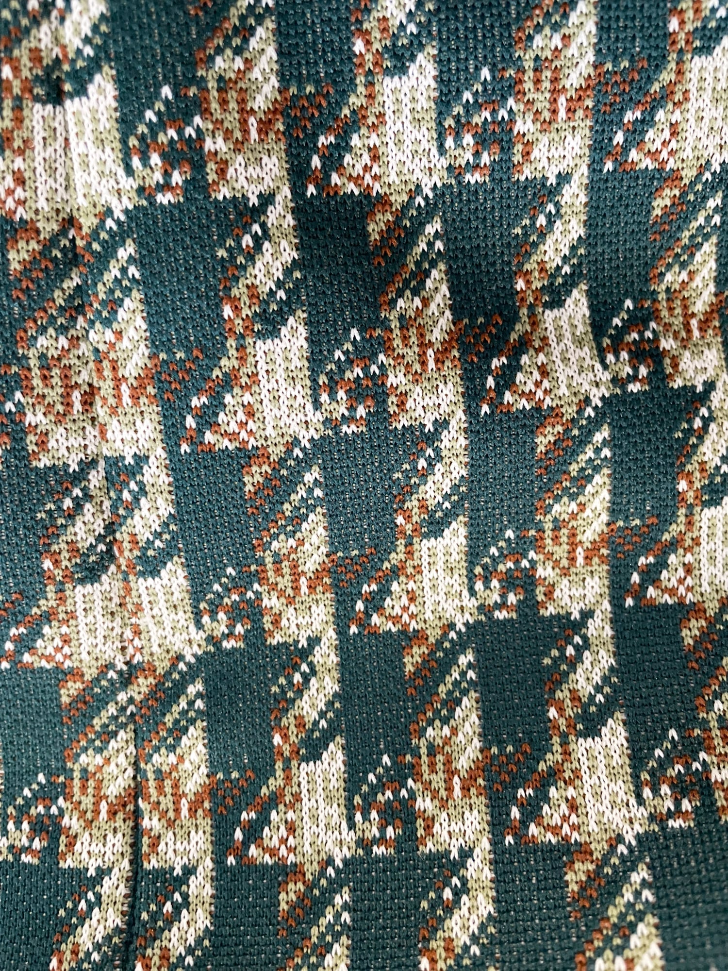 Comme des Garcons Homme Plus spring 2002 green patterned polyester blazer