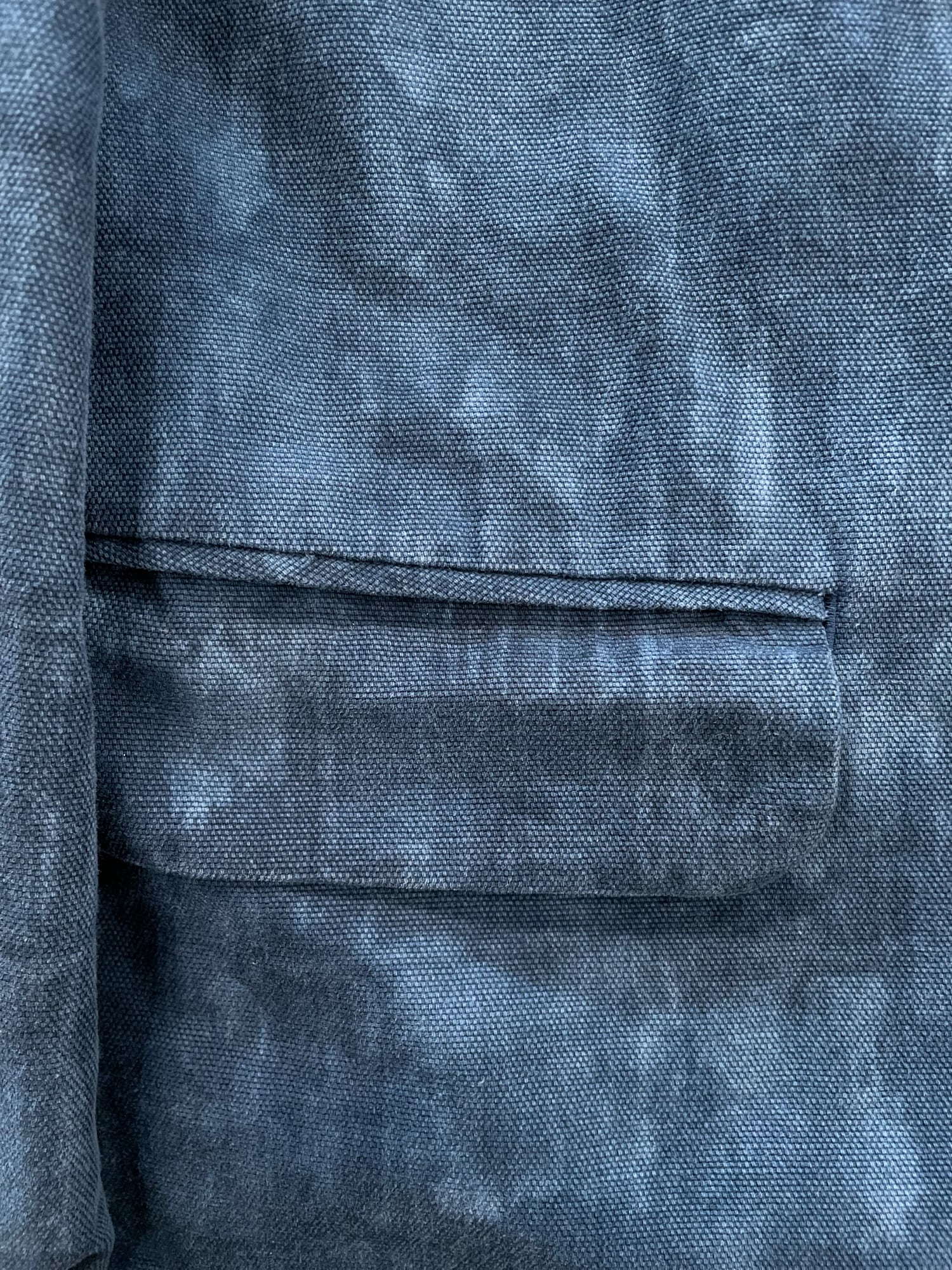 Comme des Garcons Homme SS1993 splotchy cotton three button blazer ...
