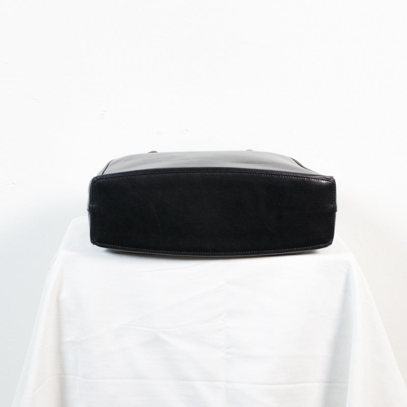 helmut lang black zipped leather hand bag – Filter store