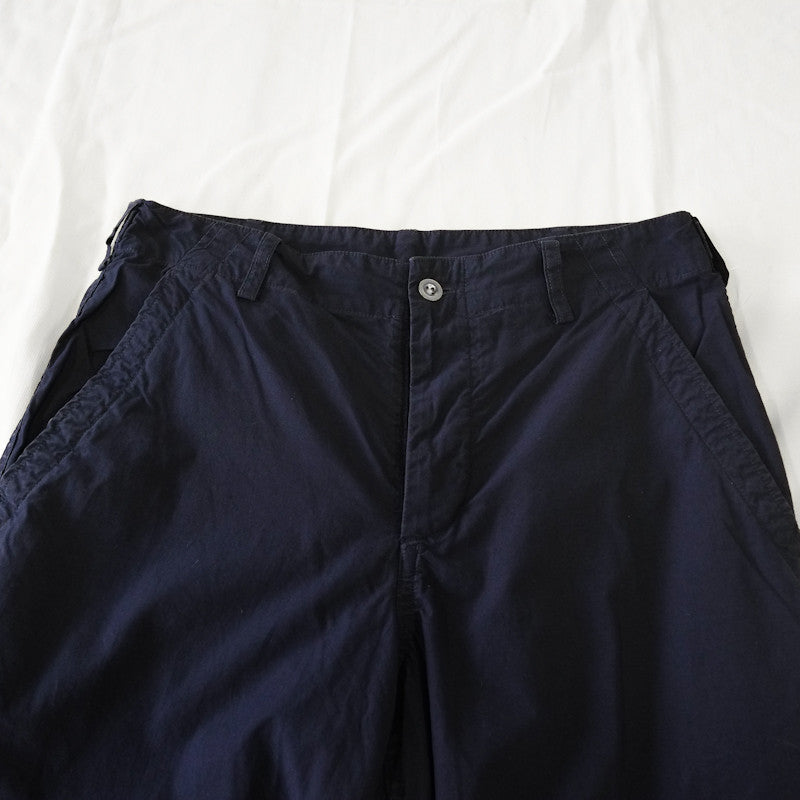 MHL Margaret Howell dark blue wide leg work trousers