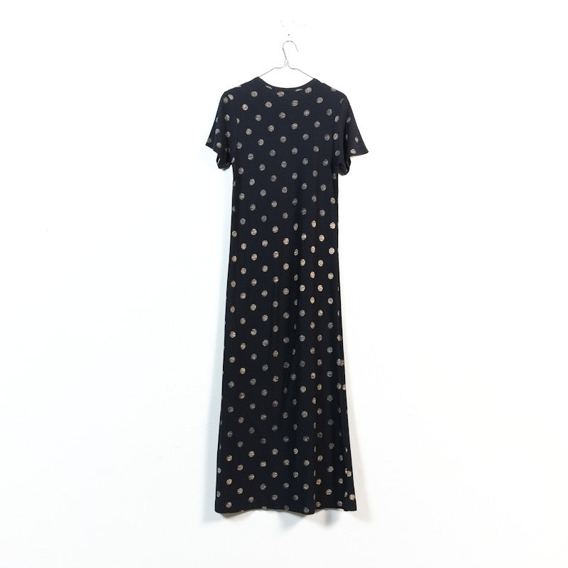Tricot Comme des Garcons 1995 navy polka dot maxi dress – Filter store