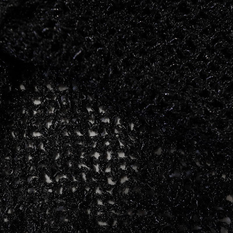 sheer lace knit collar blouse