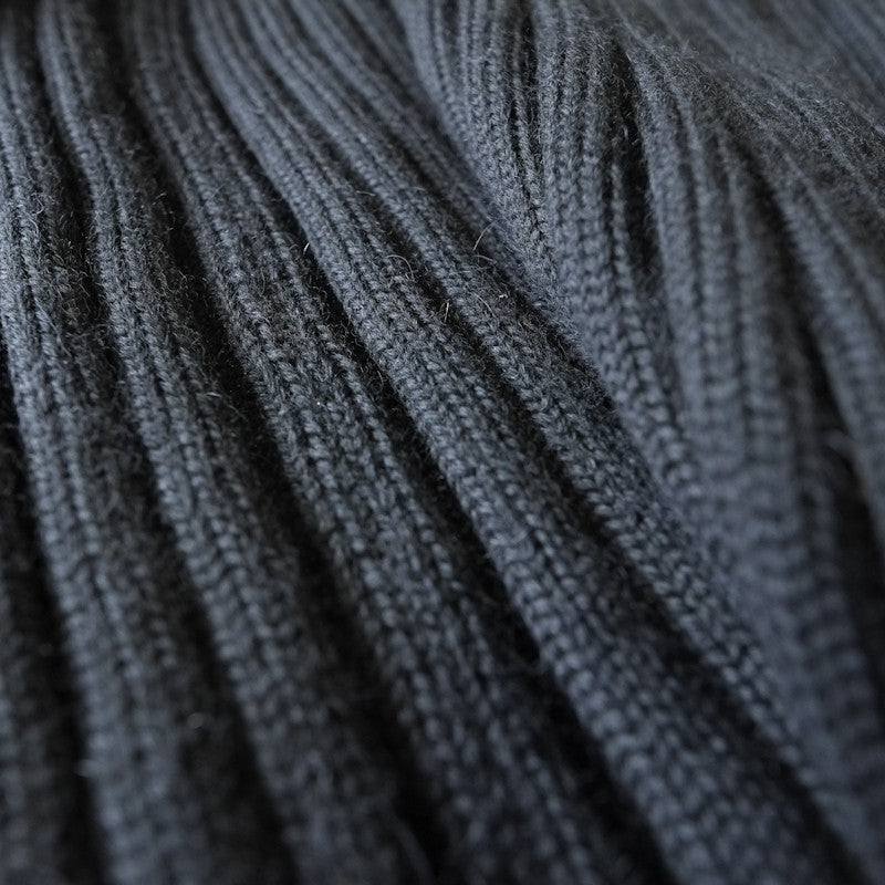 heavy knit elongated cardigan
