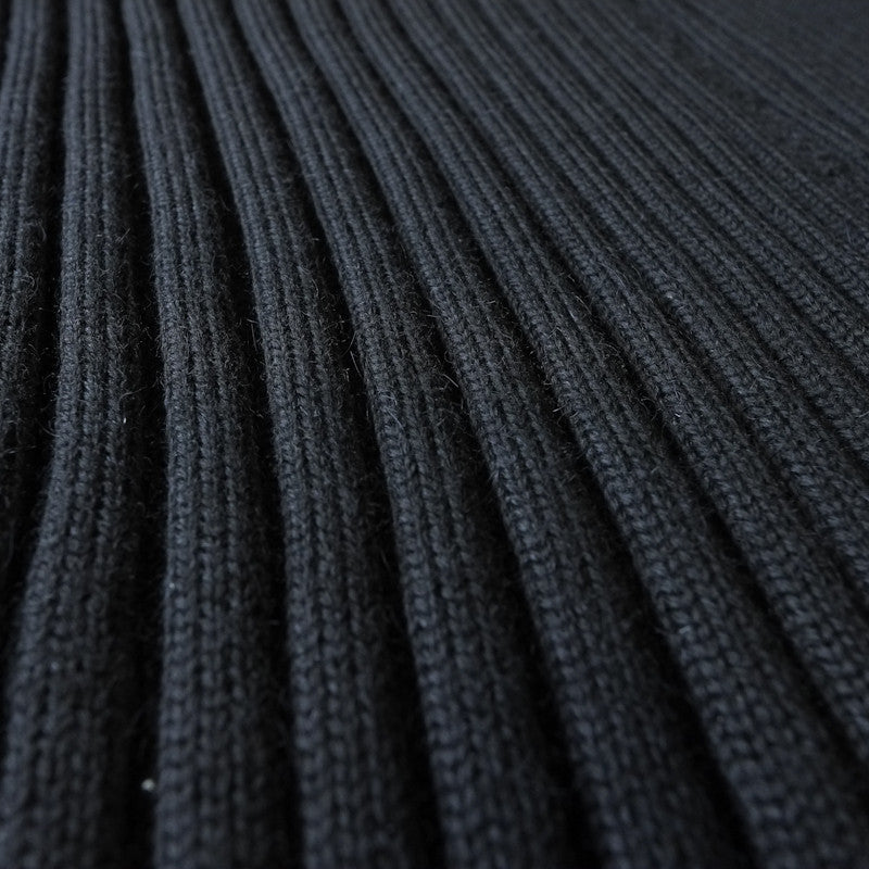 heavy knit elongated cardigan