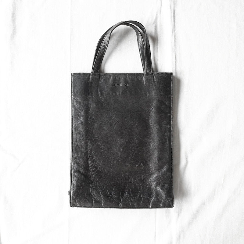 leather tote hand bag